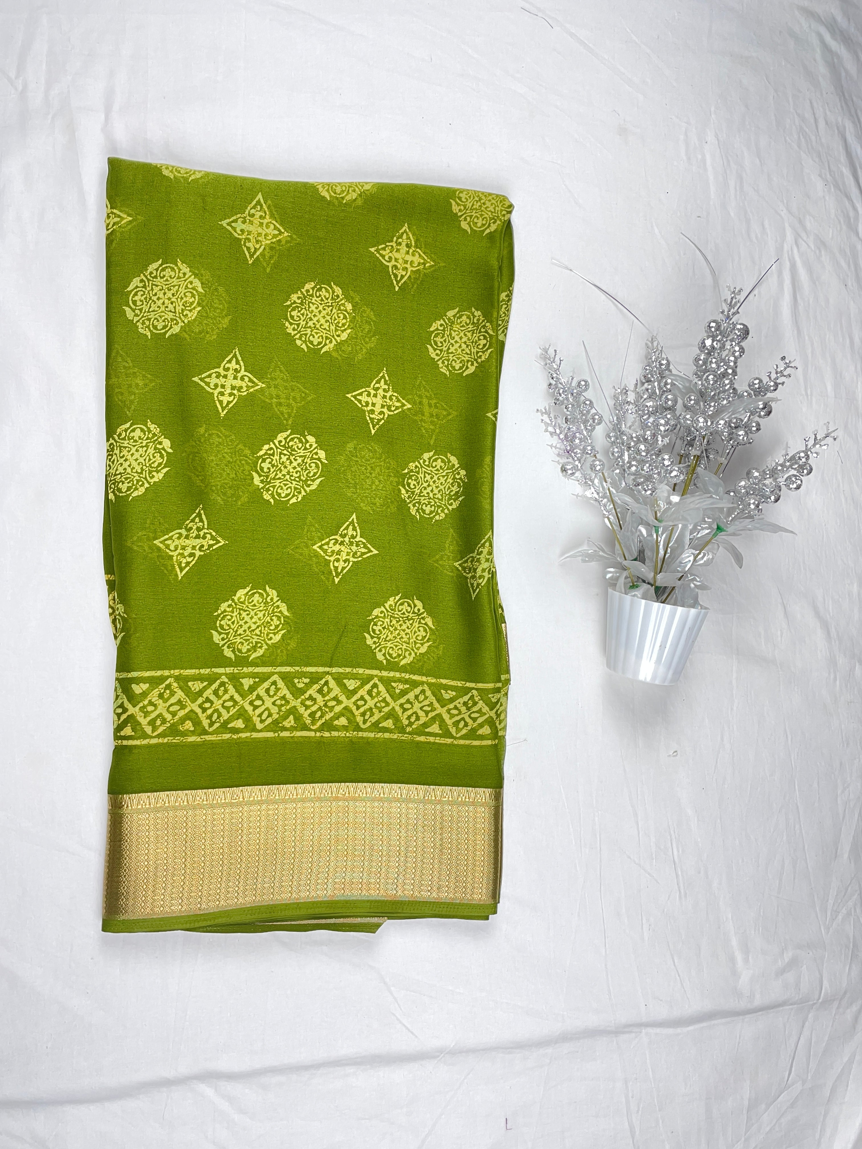 Georgette fancy wear saree