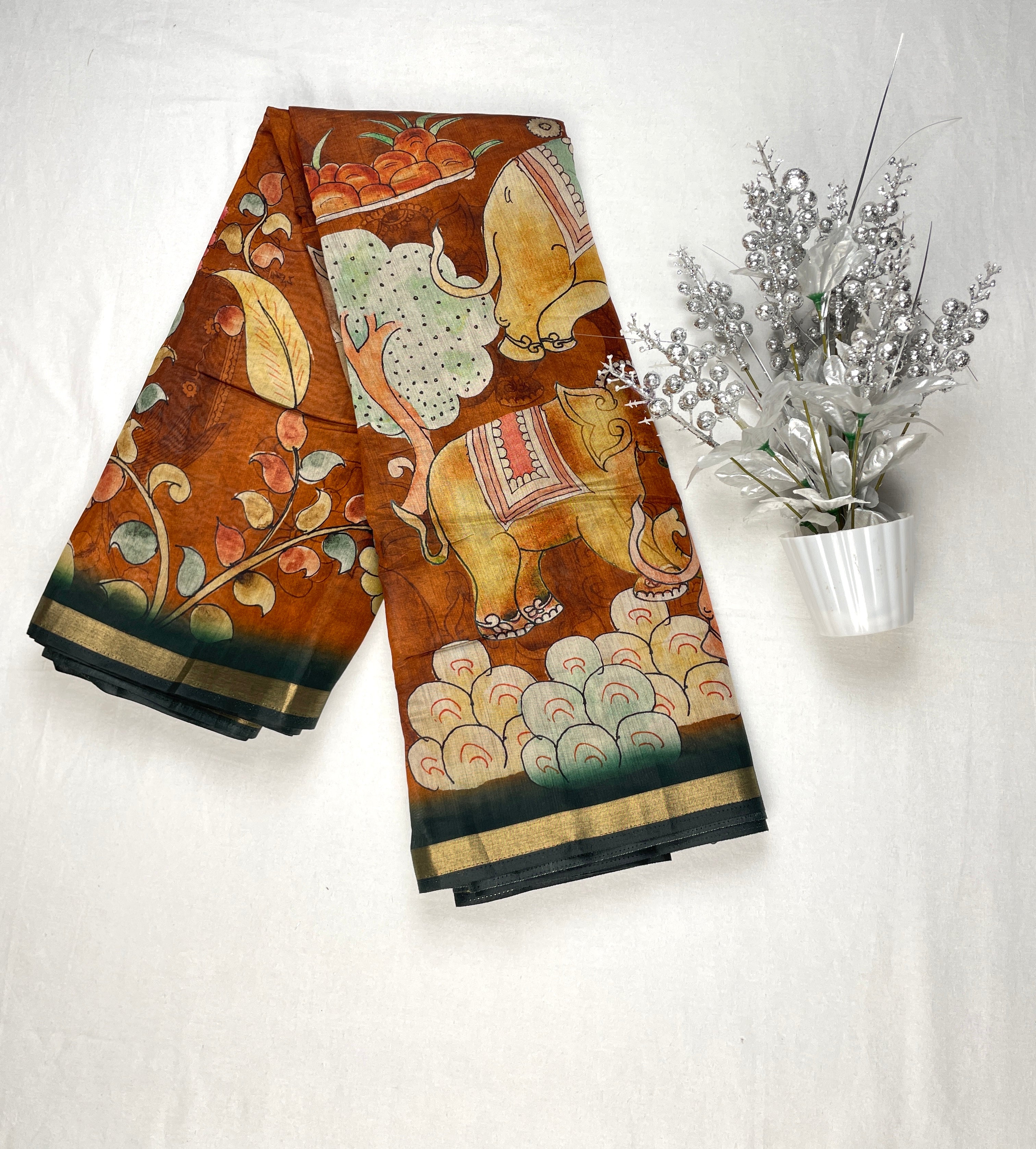 Maheshwari silk saree