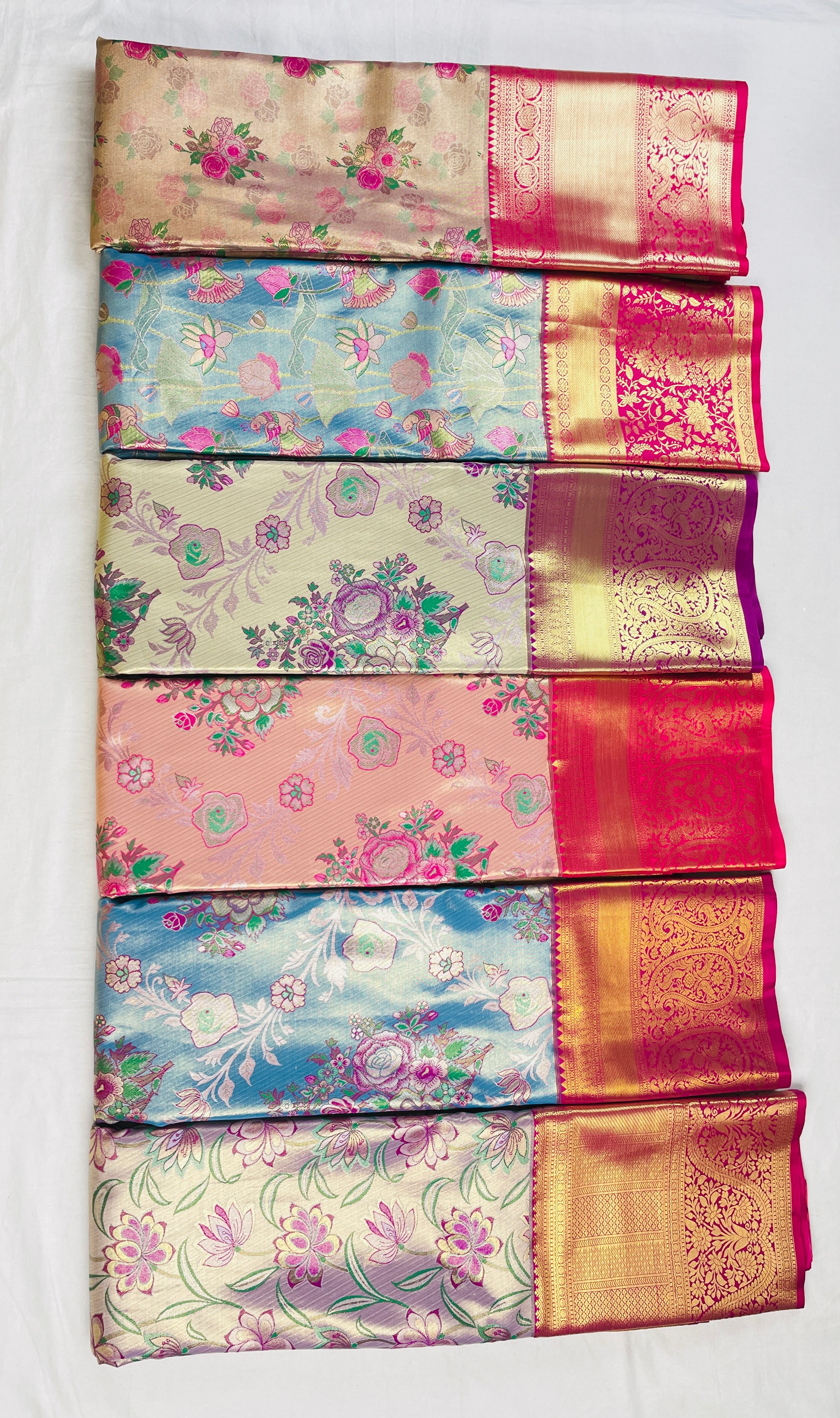 Semi Tissue Bridal Sarees