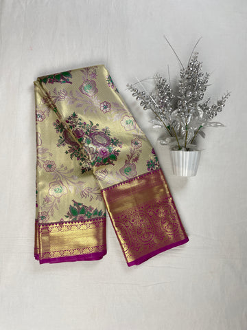 Semi Tissue Bridal Sarees