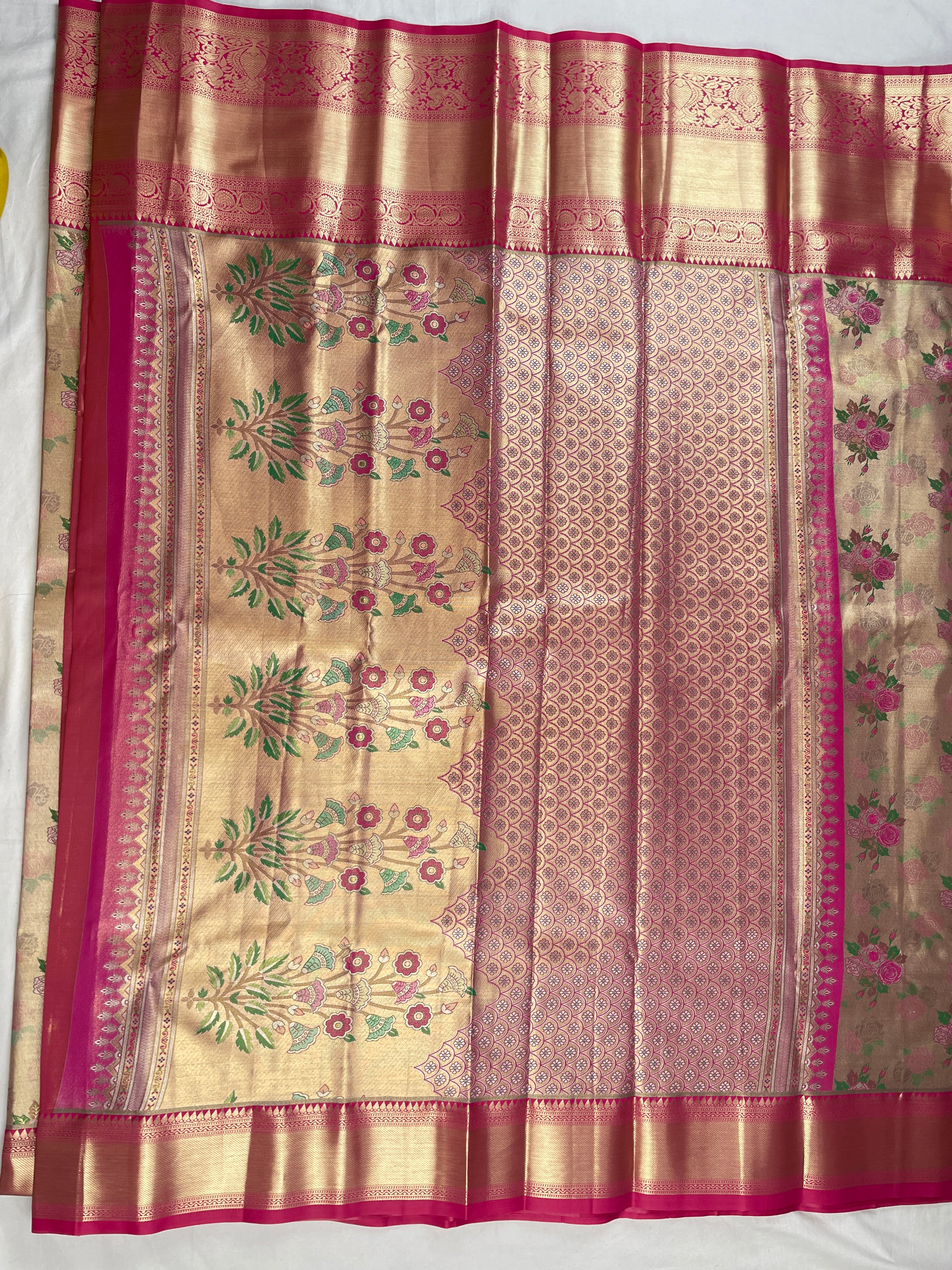 Semi Tissue Bridal Sarees