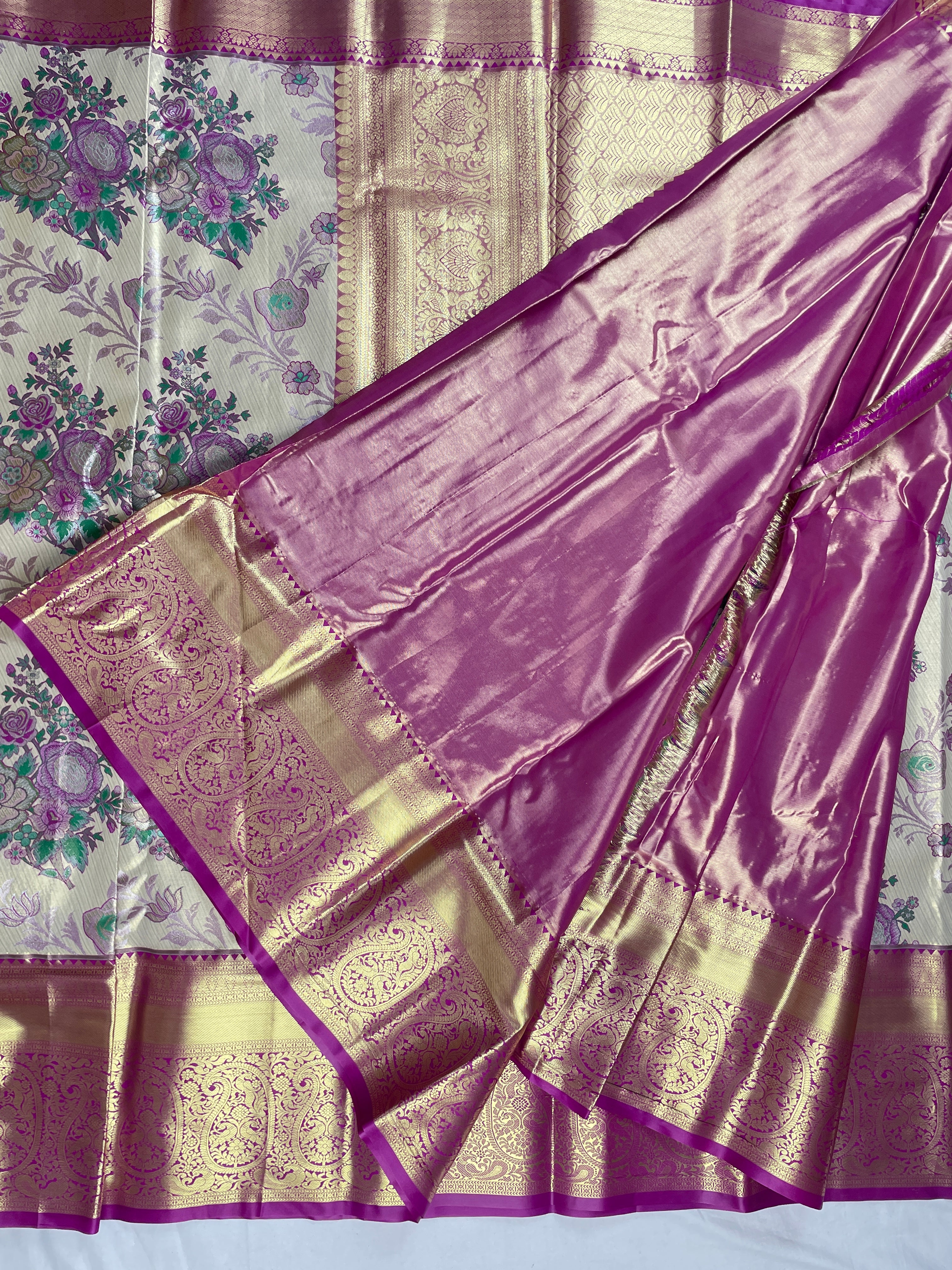 Semi Tissue Bridal Sarees