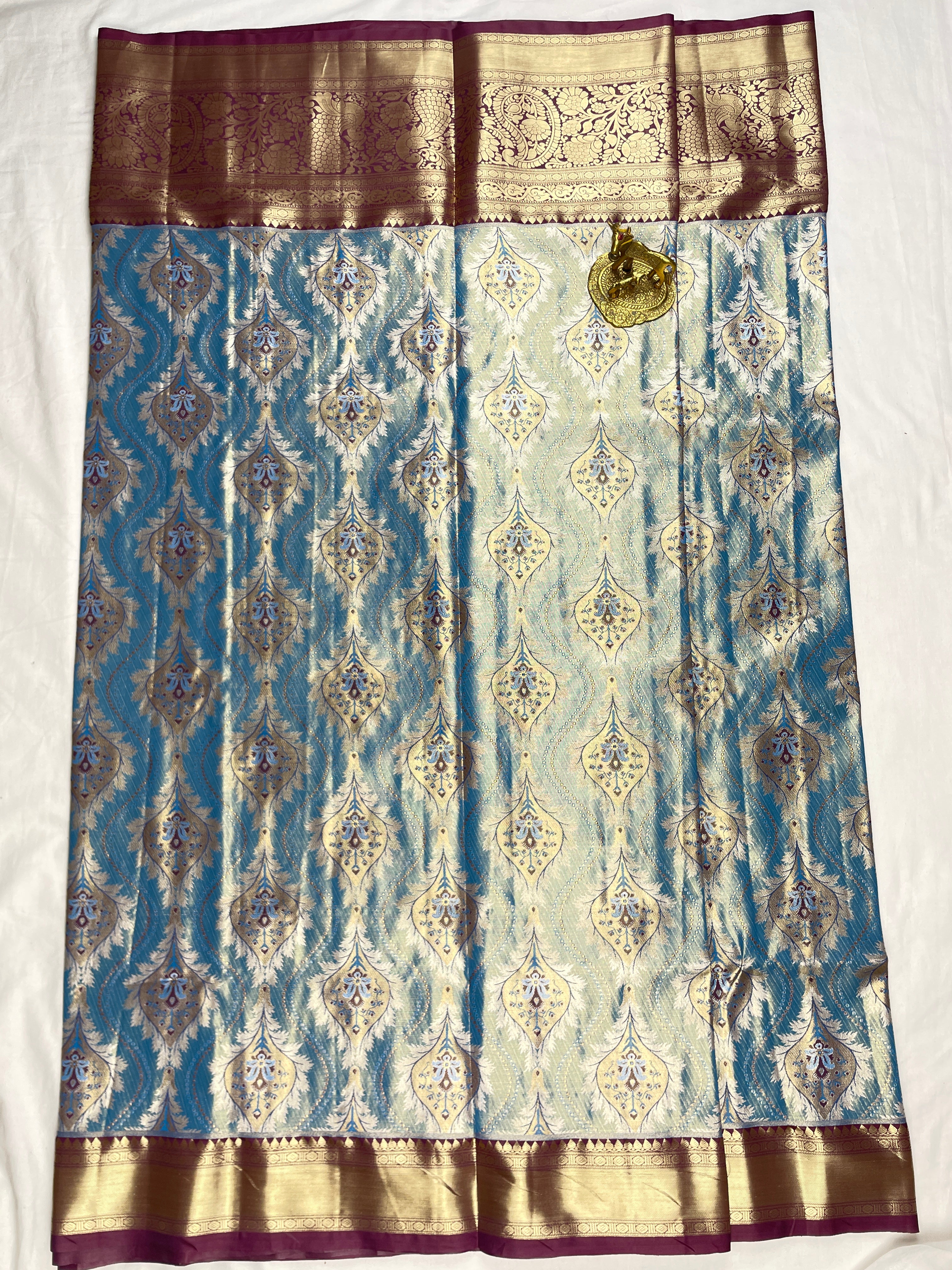 Kanchipattu Meenakari sarees