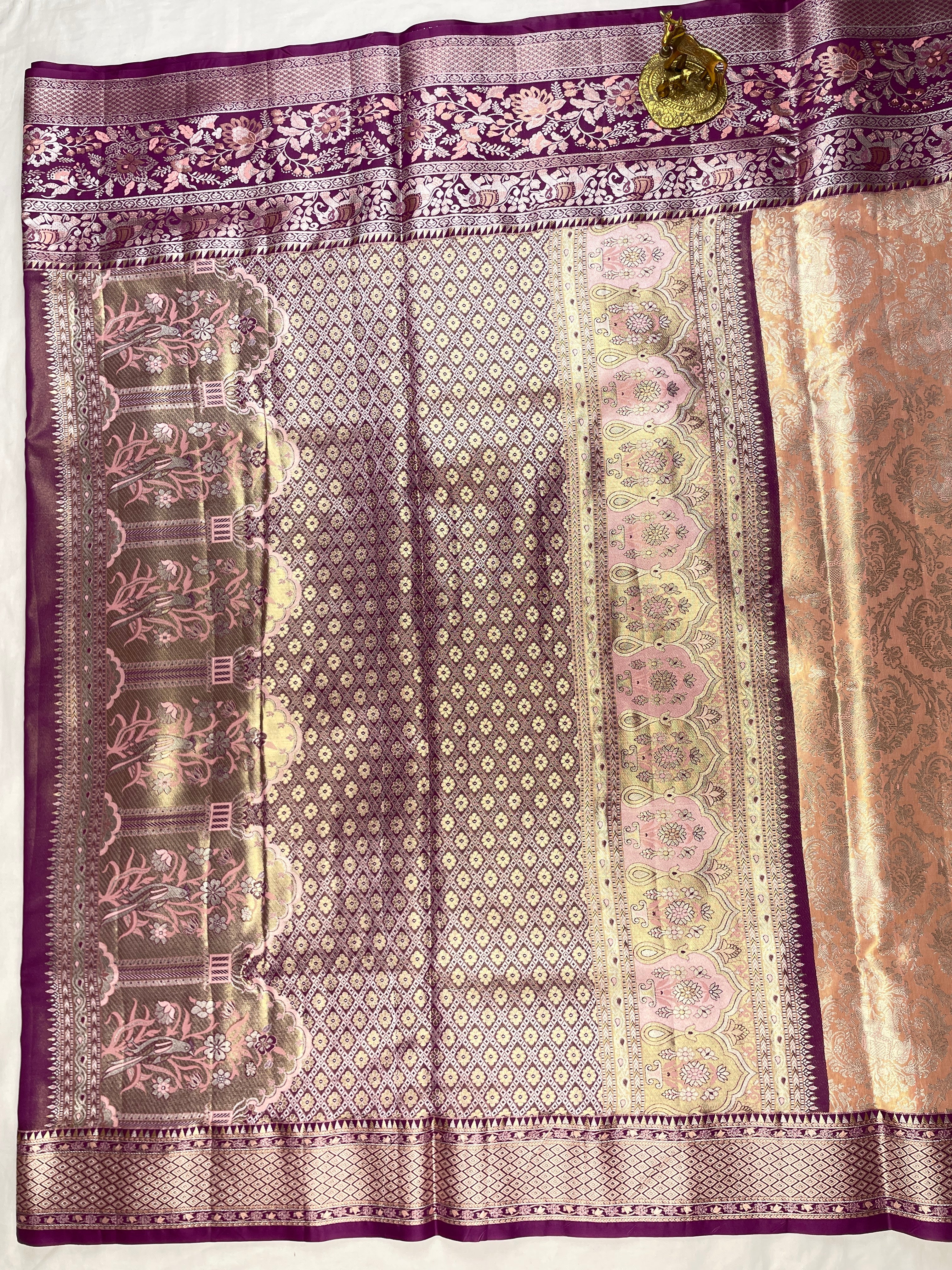 Kanchipattu Meenakari sarees