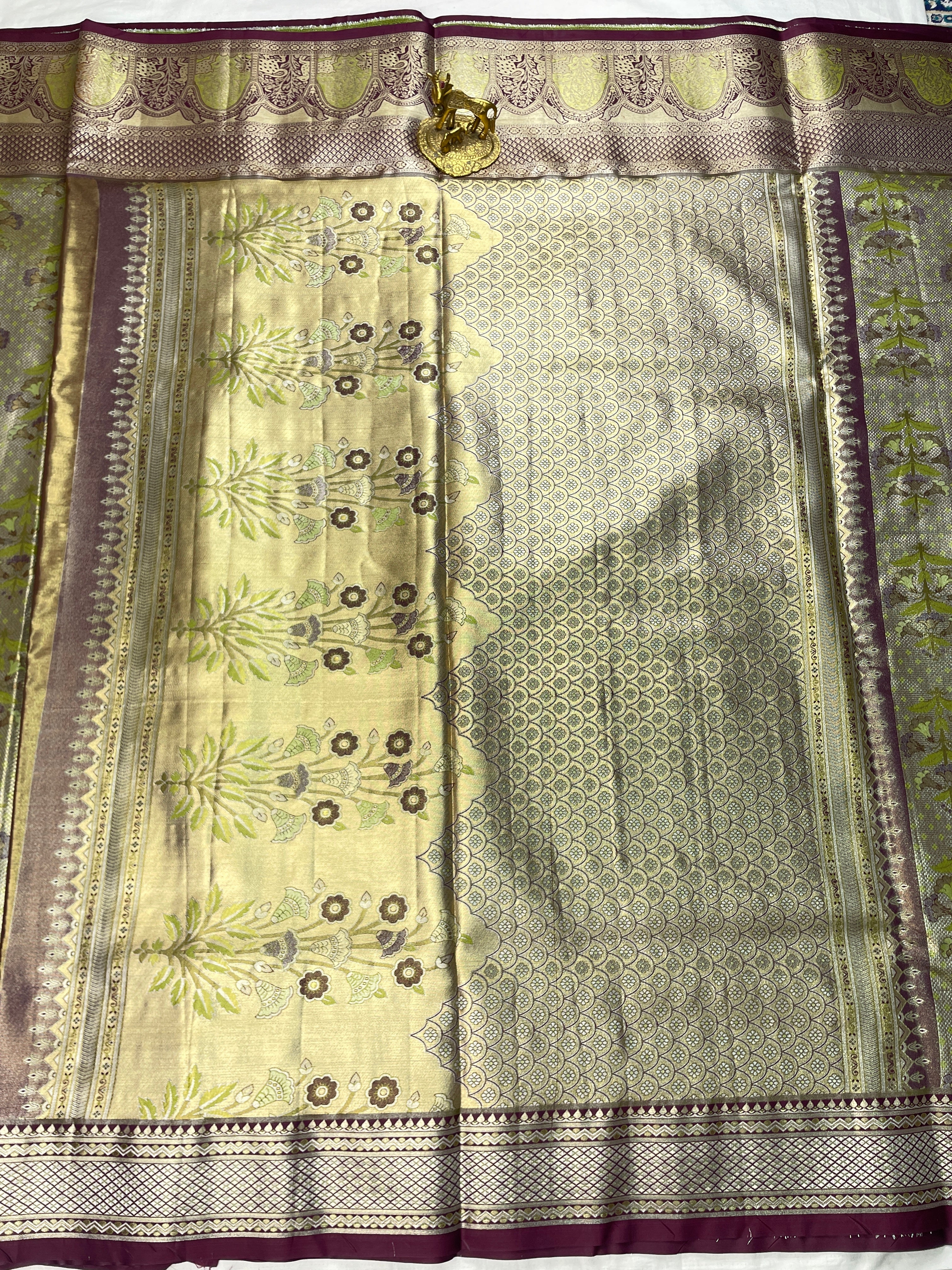 kanchipattu Meenakari Sarees