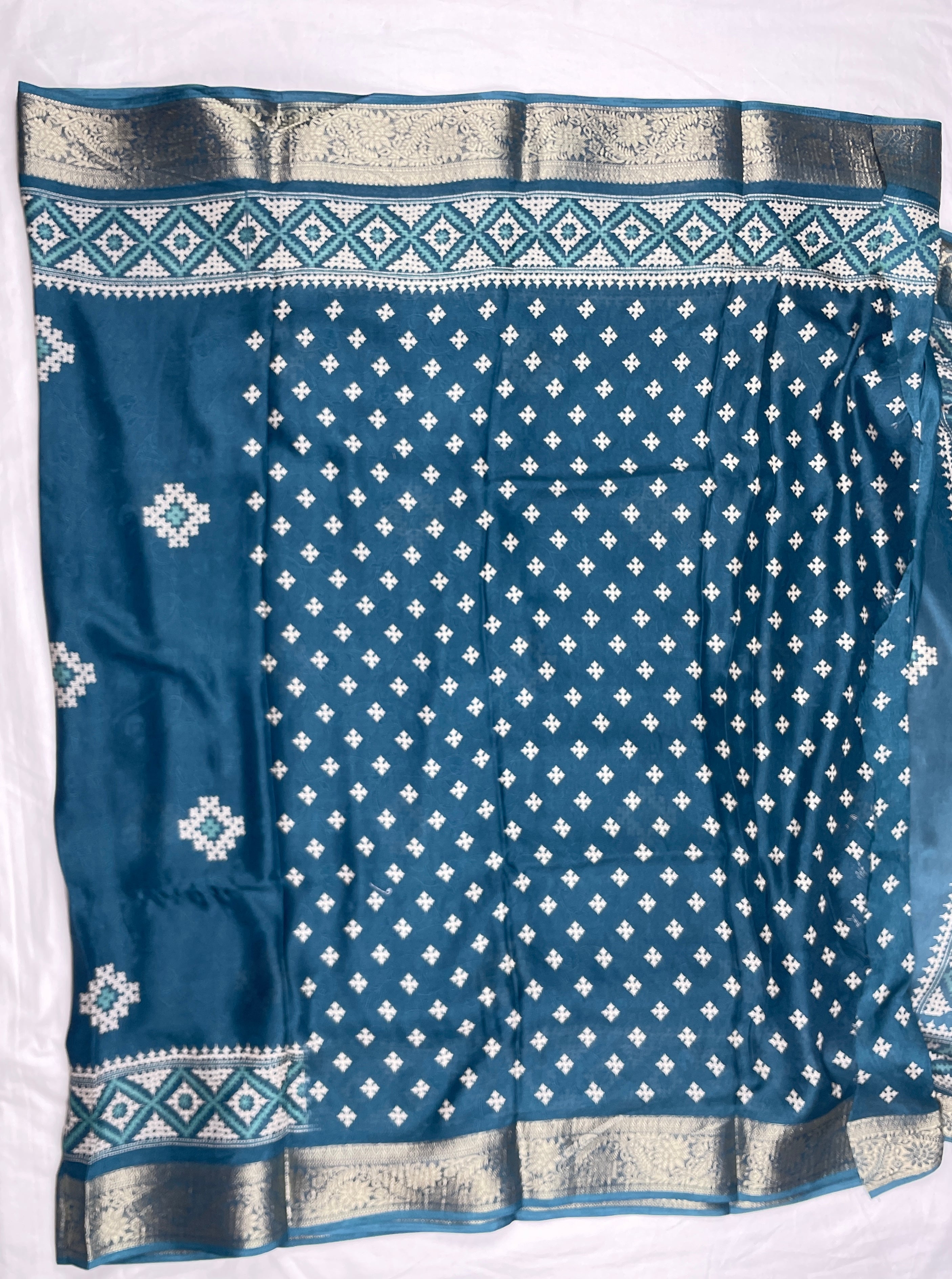 Kashmiri Crape fancy Saree