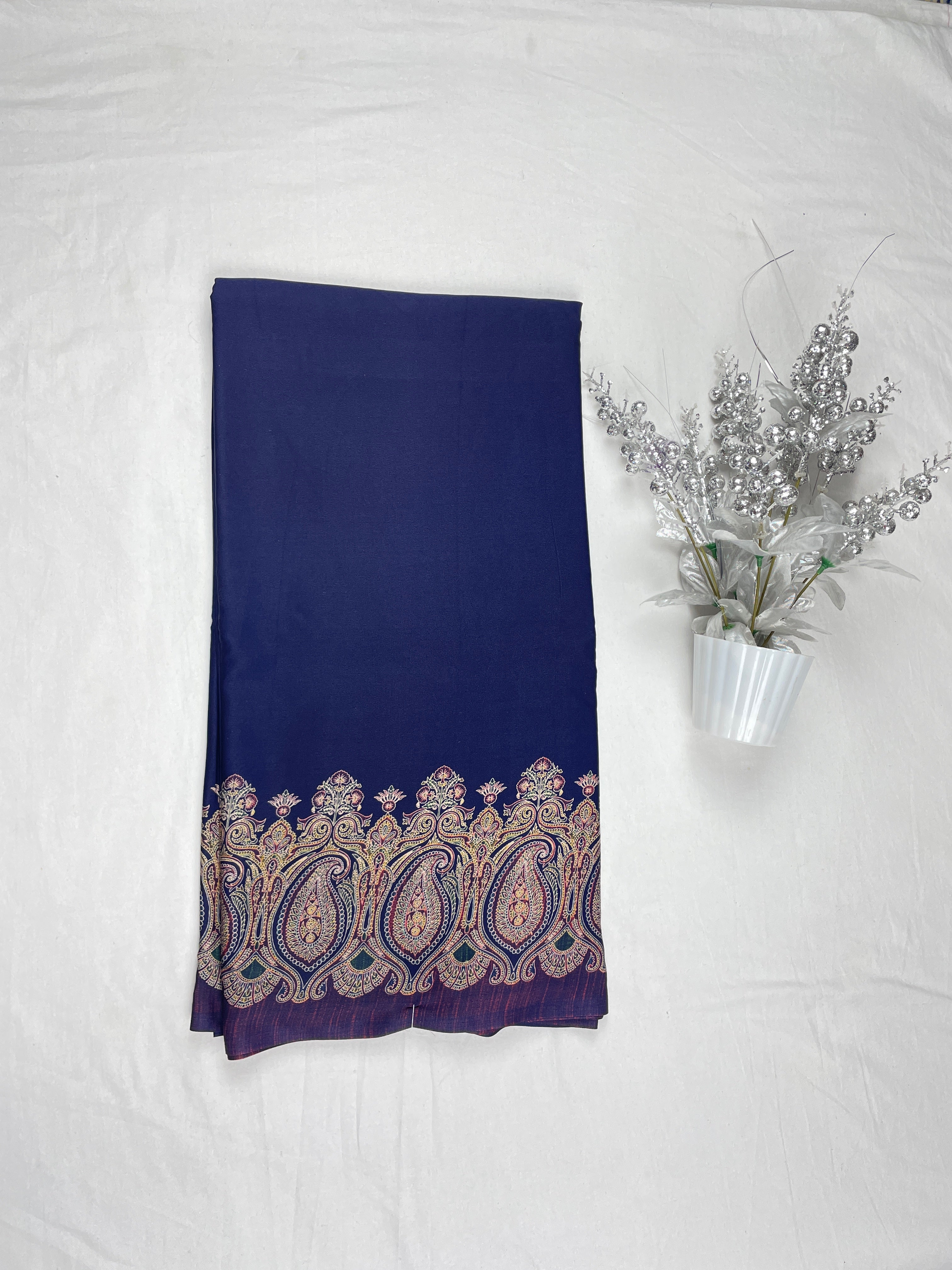 Kashmiri Crape fancy Saree