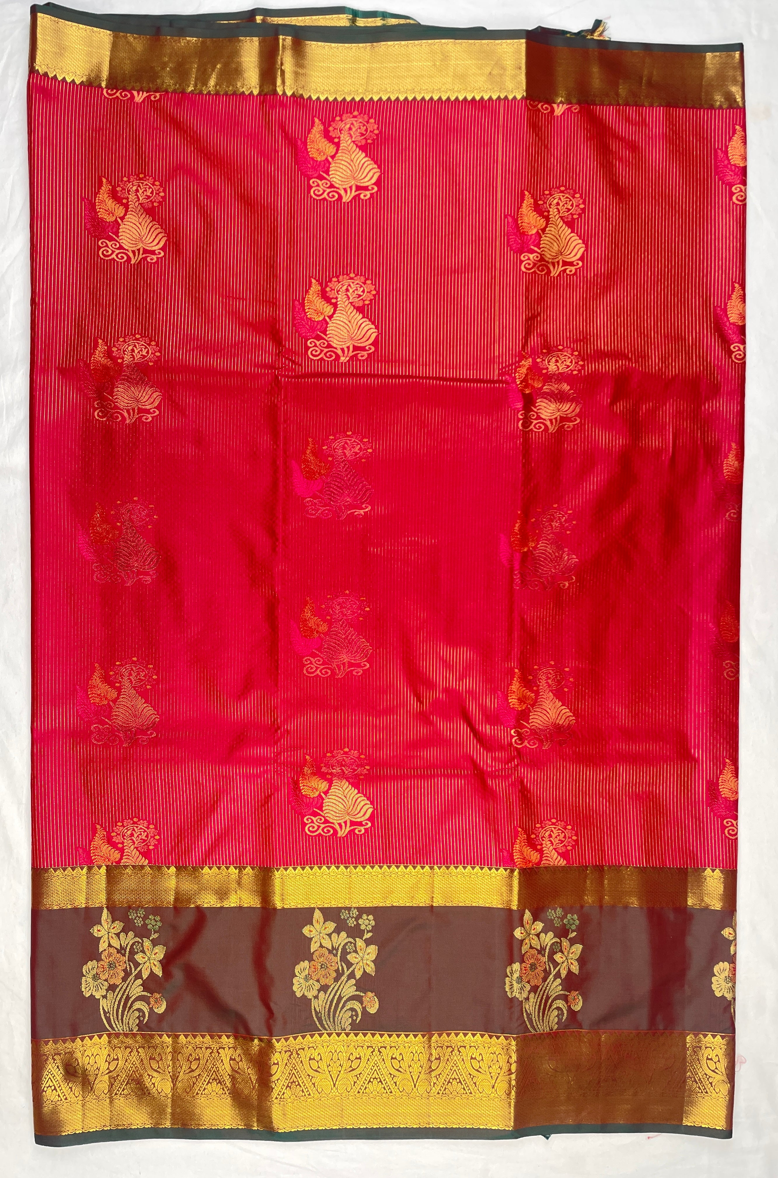 Semi Tissue Pattu Bridal Saree