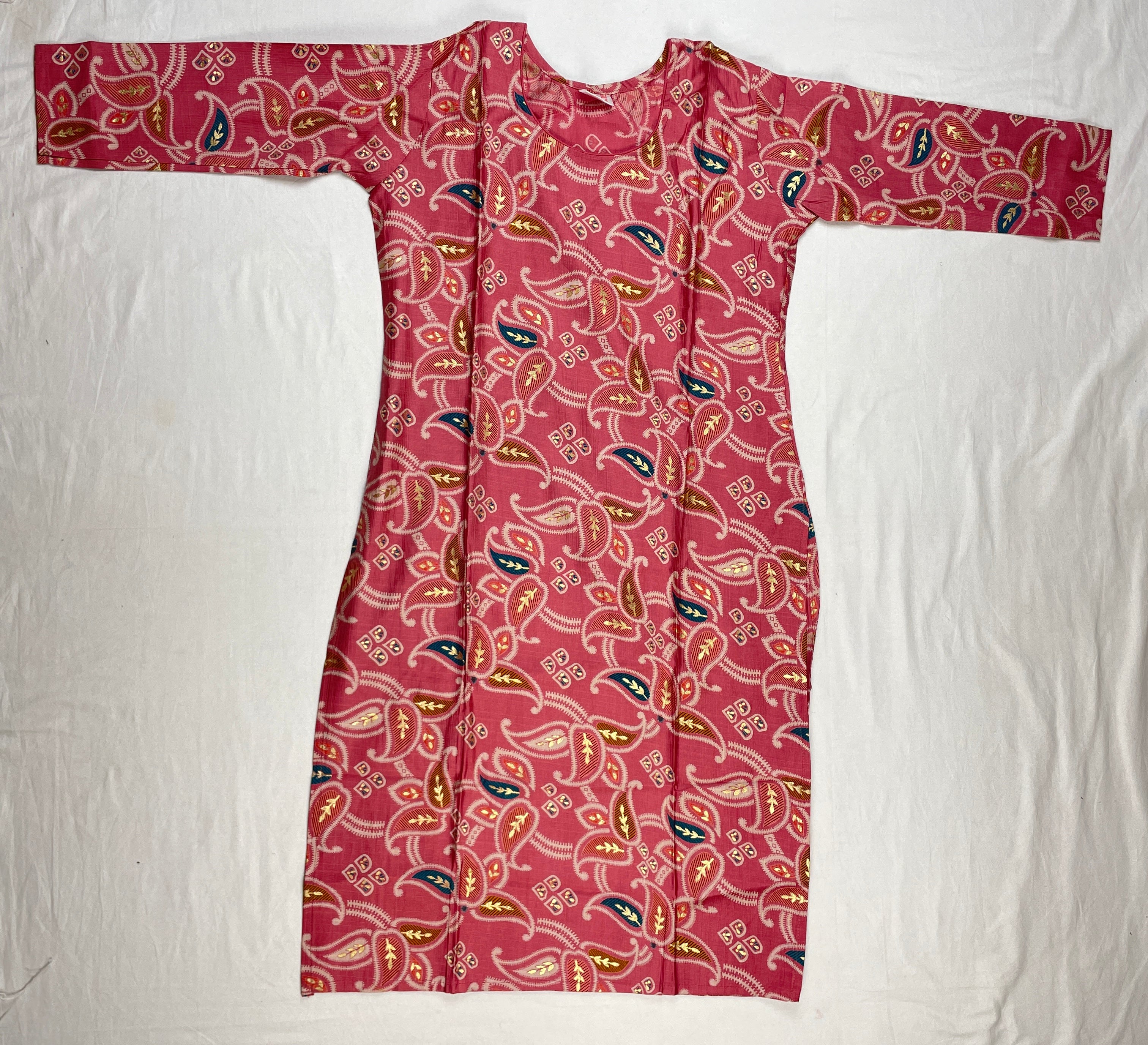 Cotton 3 piece kurti set