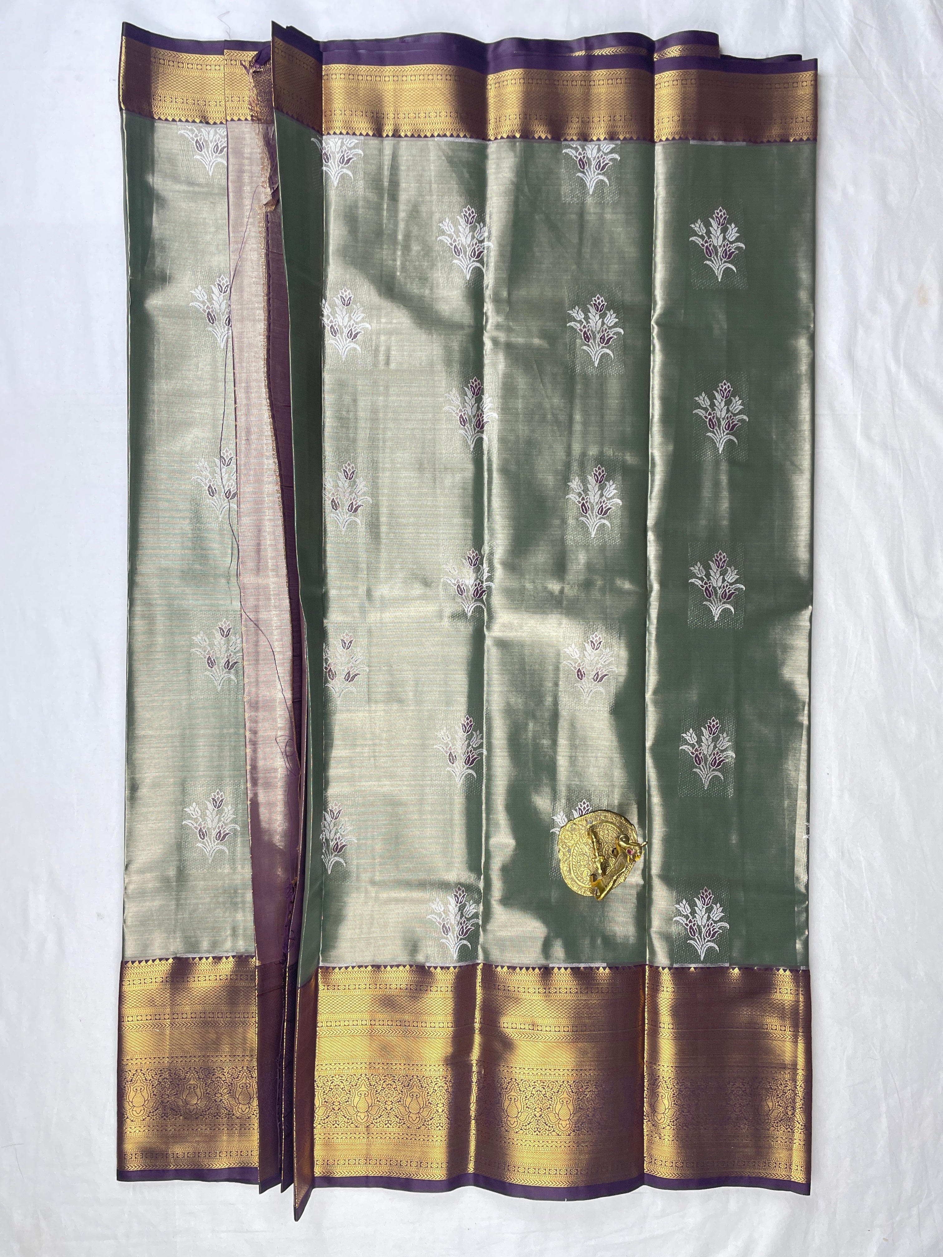 Kanchipattu Tissue Saree