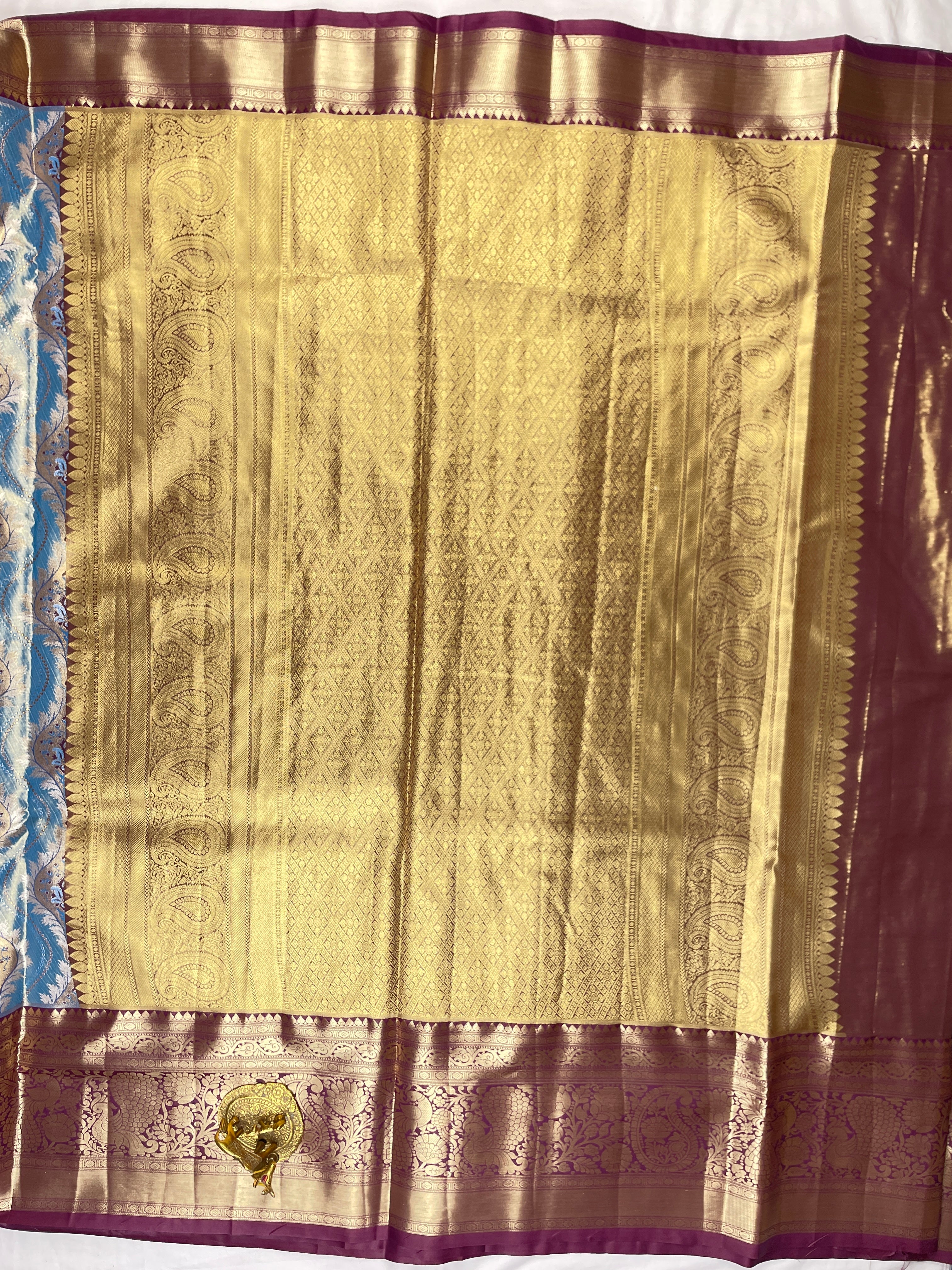 Kanchipattu Meenakari sarees