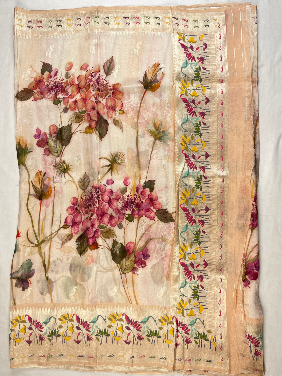 Premium Tussar Digital print sarees