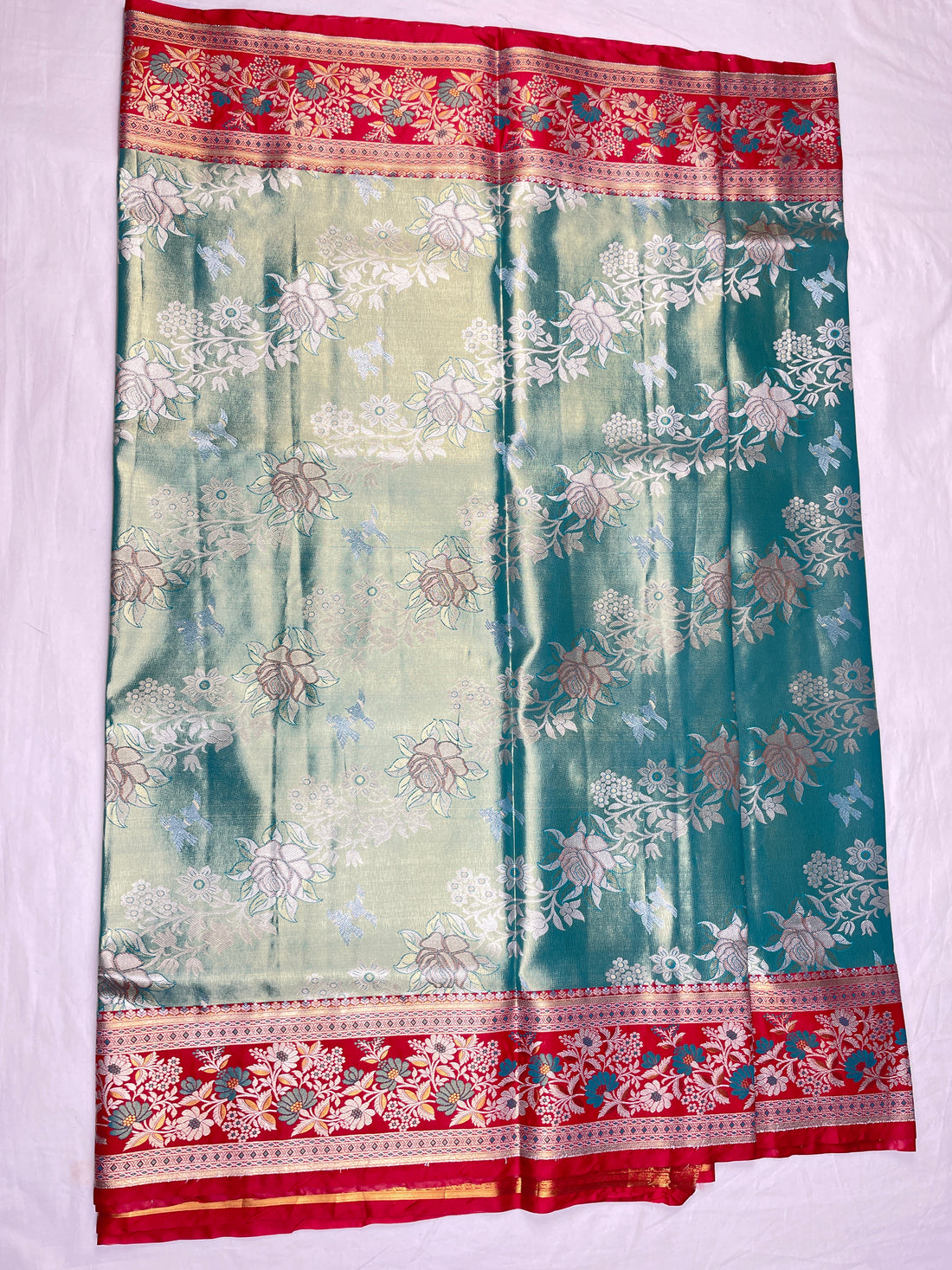 Semi Tissue pattu Bridal Saree