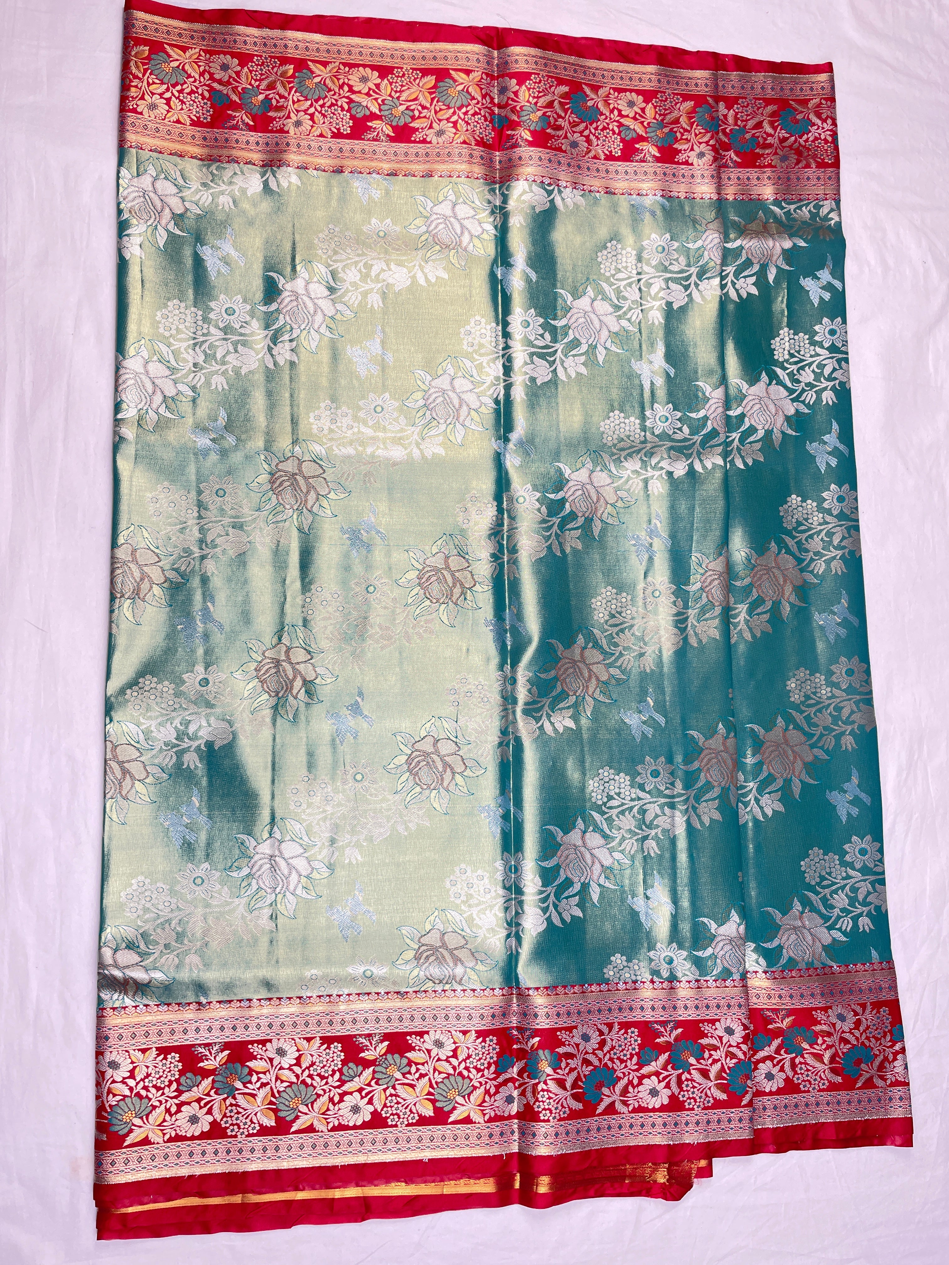 Semi Tissue pattu Bridal Saree