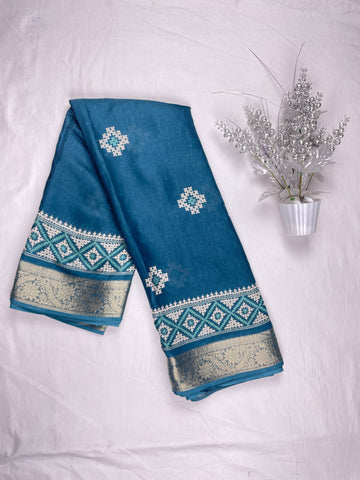 Kashmiri Crape fancy Saree