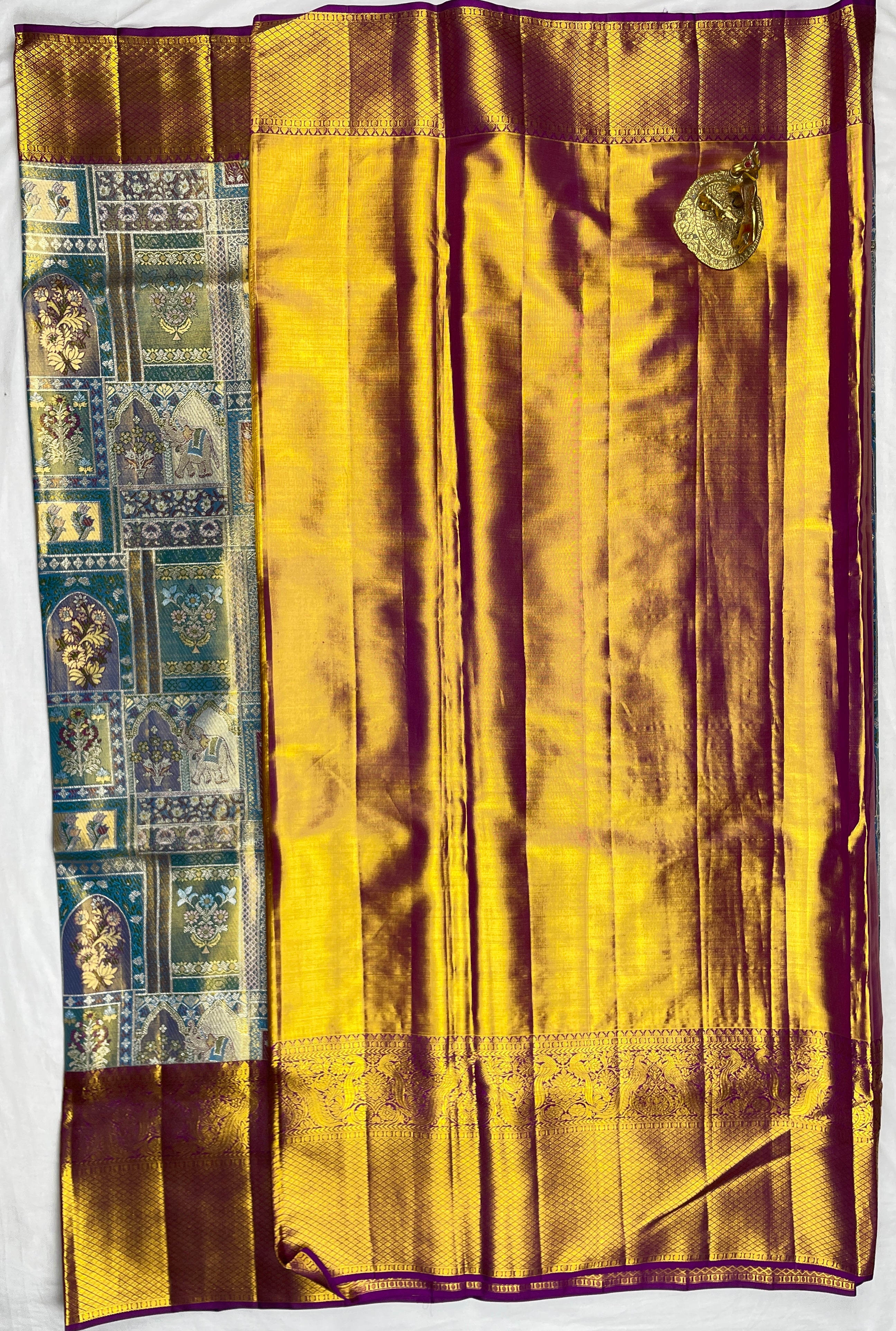 4K weaving Kanchipattu Pure Handloom Saree