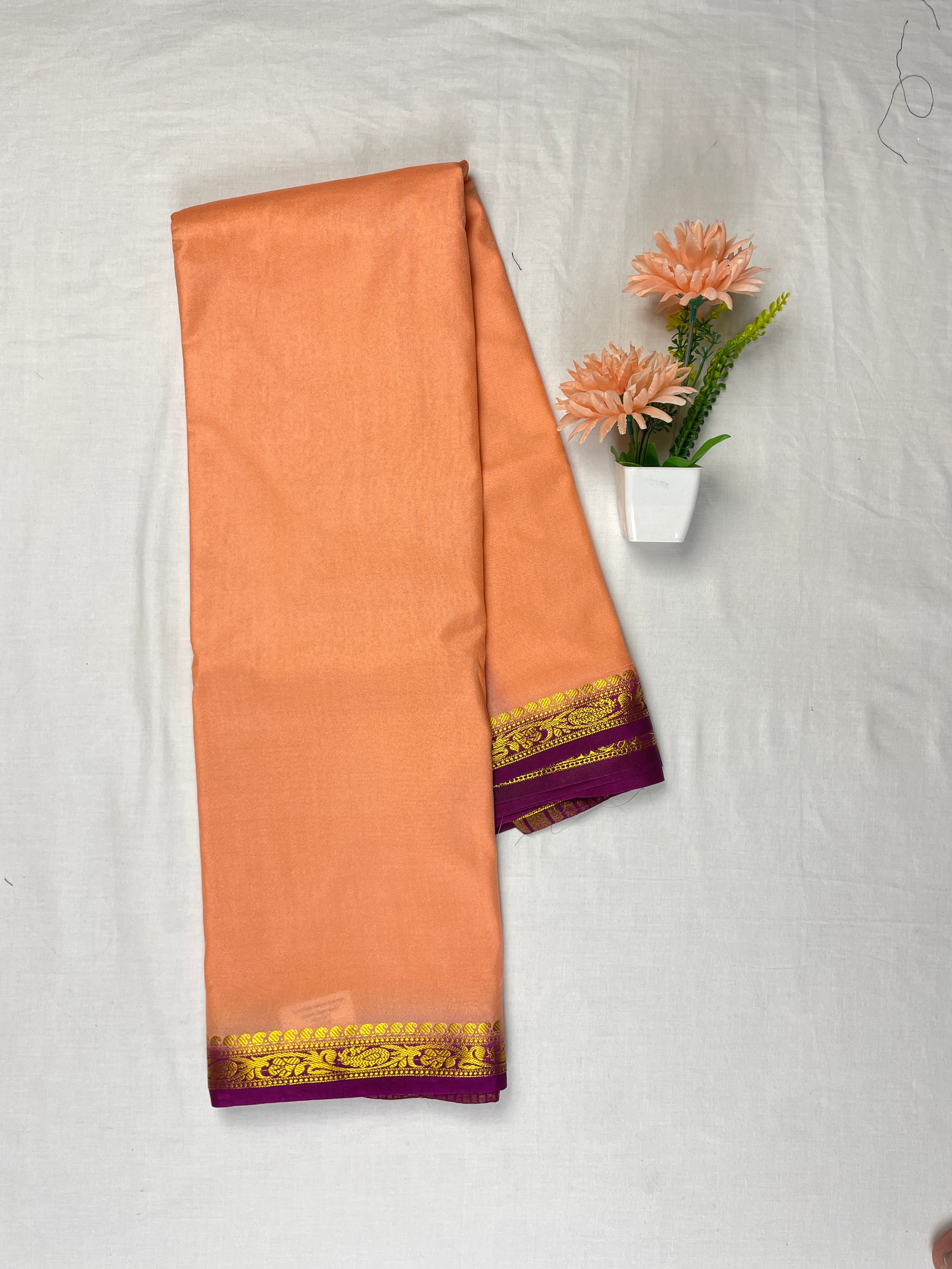 Mysore crape Saree