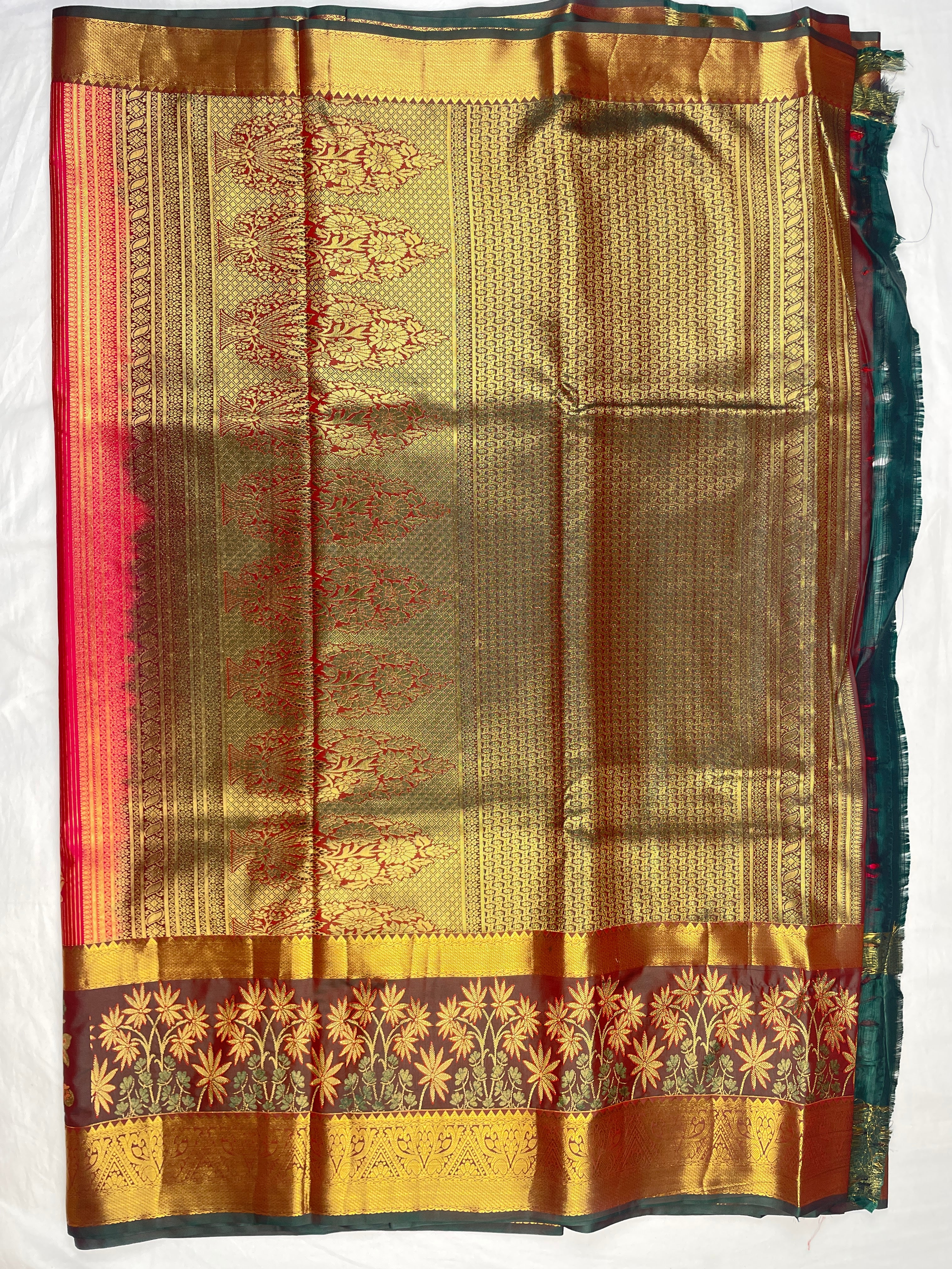 Semi Tissue Pattu Bridal Saree