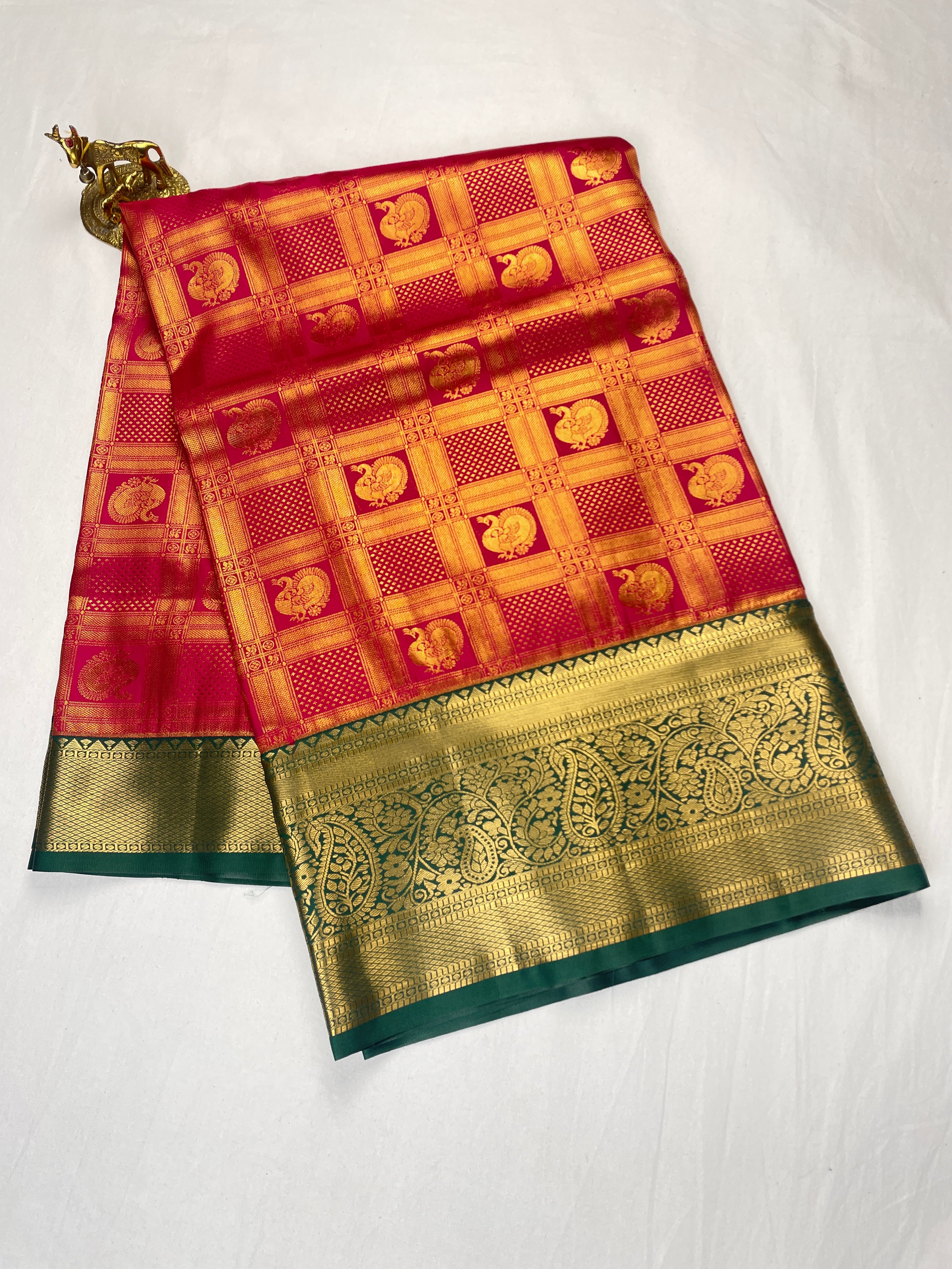 Semi Pattu Tissue Bridal sarees