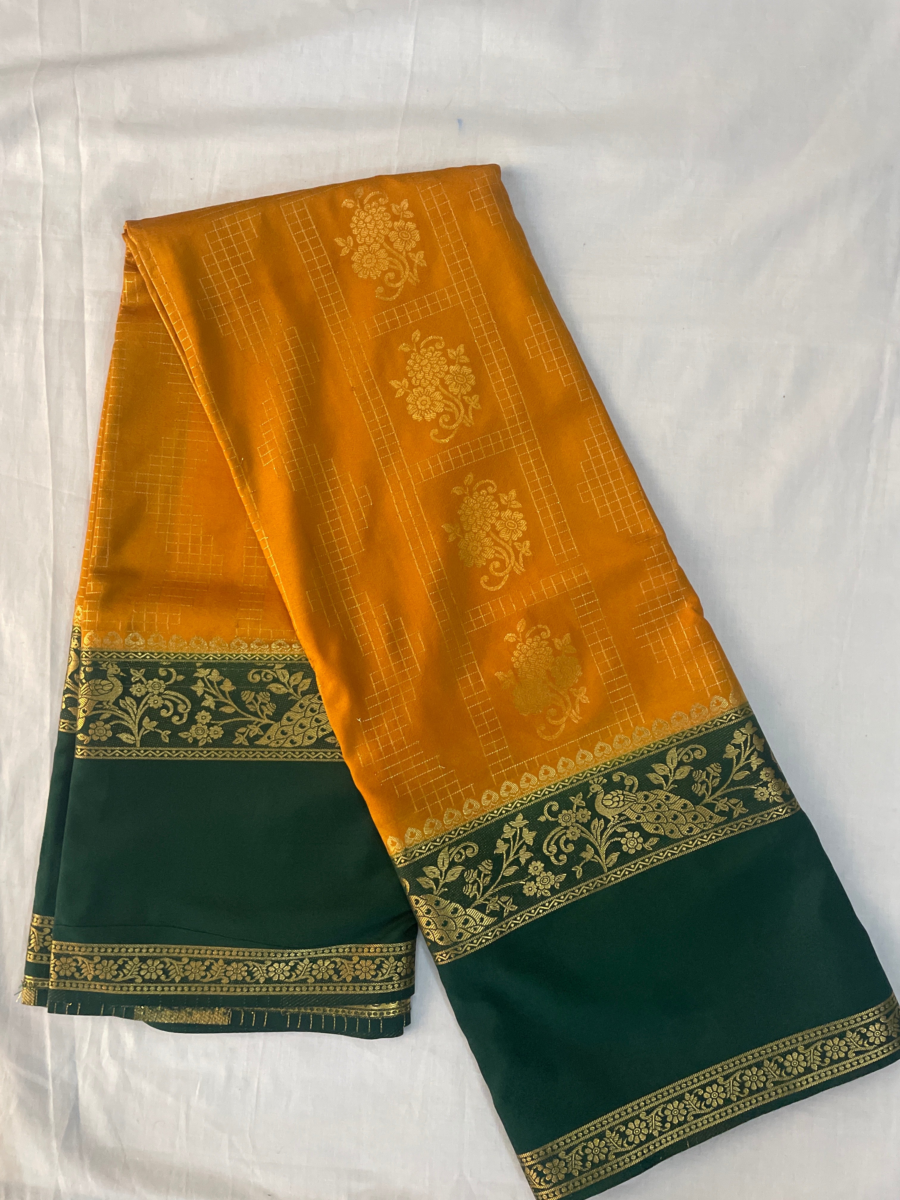Mysore crape Sarees