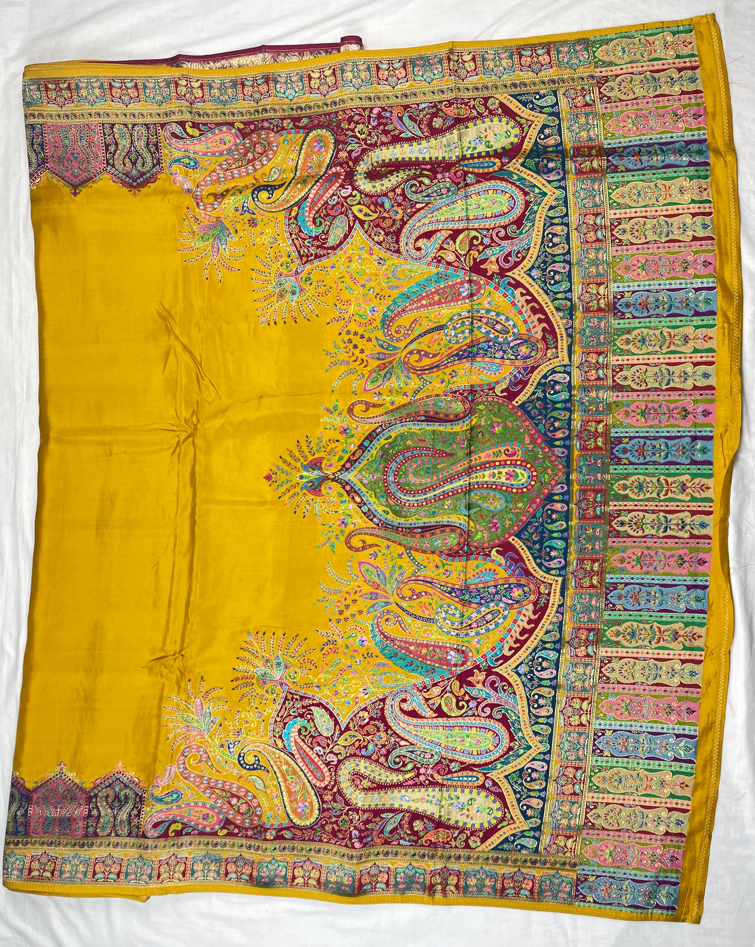 Party wear saree Kashmiri Silk