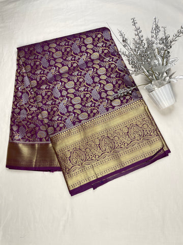 Kanchipattu Meenakari Sarees