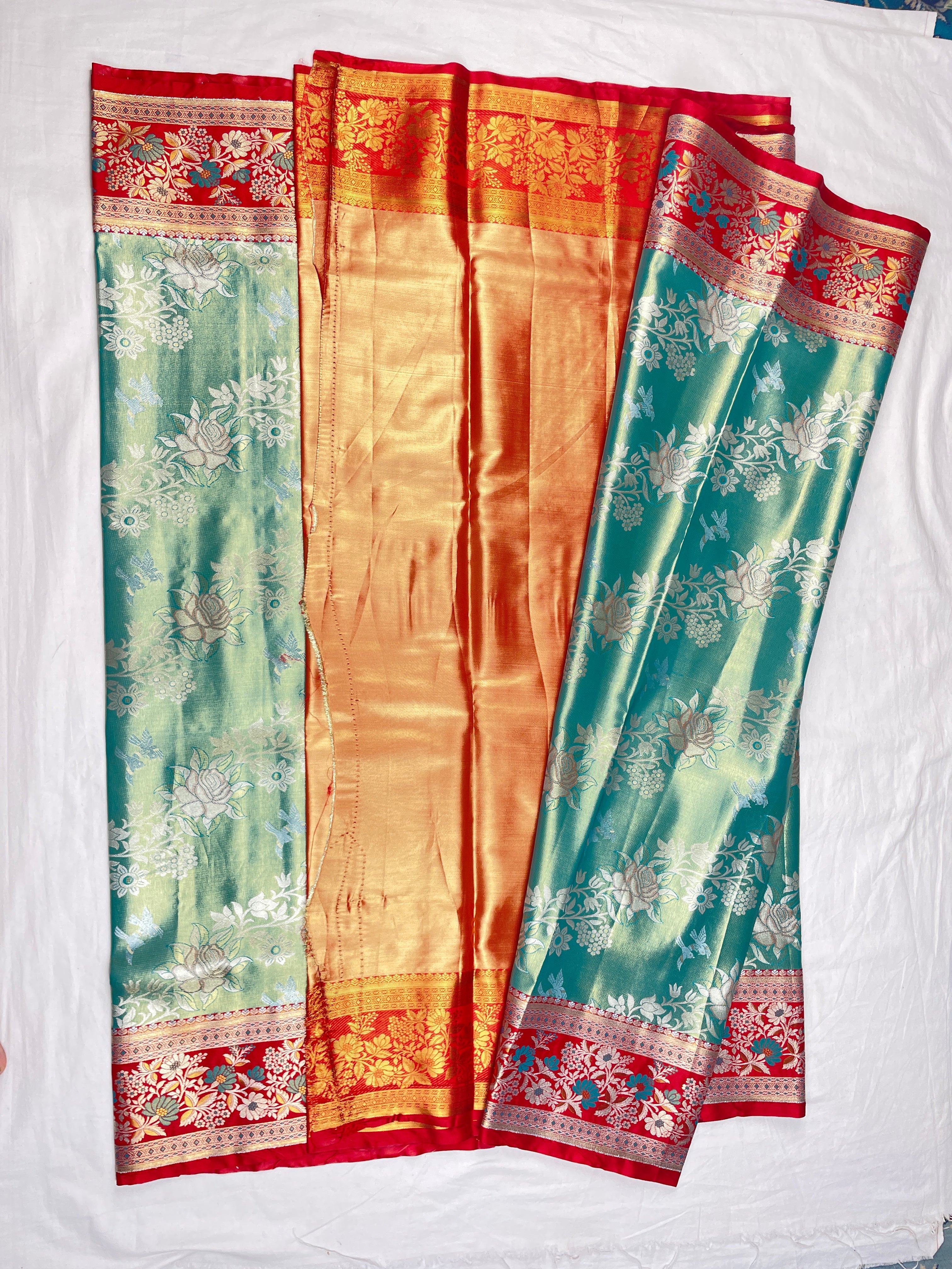 Semi Tissue pattu Bridal Saree
