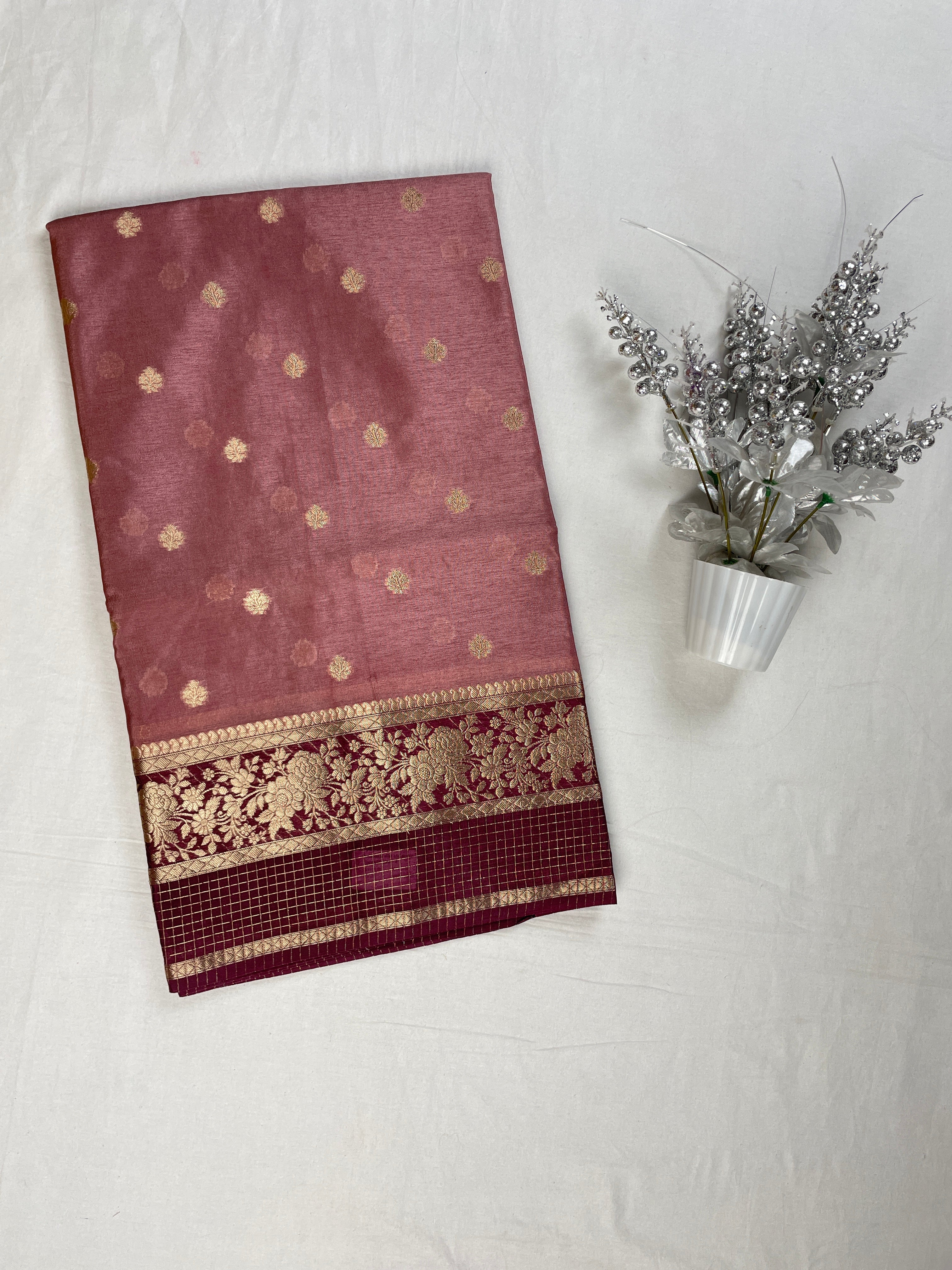 Viscos Silk Fancy Wear Saree