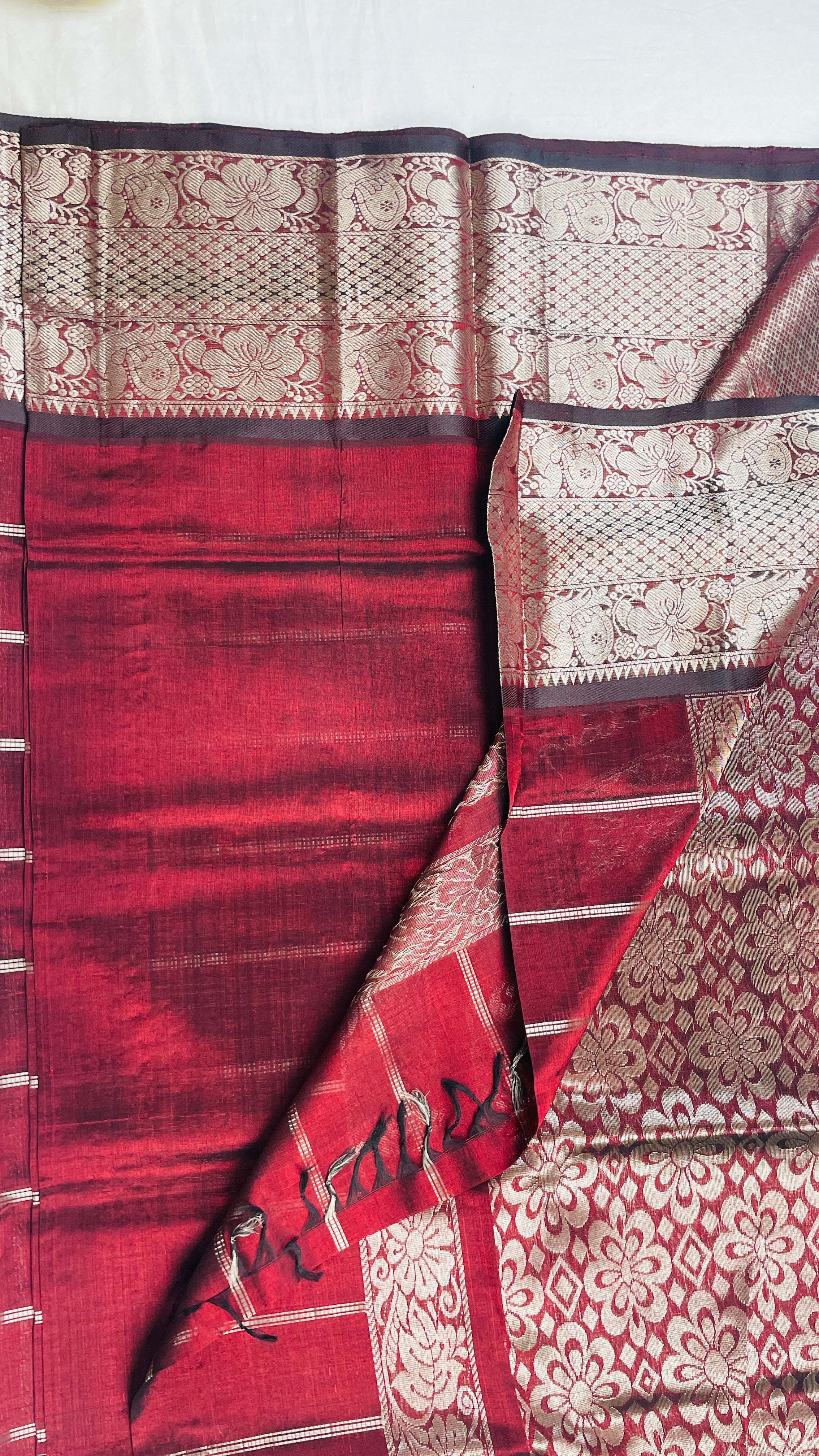 Premium Mangalagiri pattu Saree Handloom
