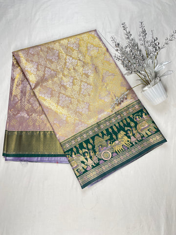 Kanchipattu Meenakari sarees