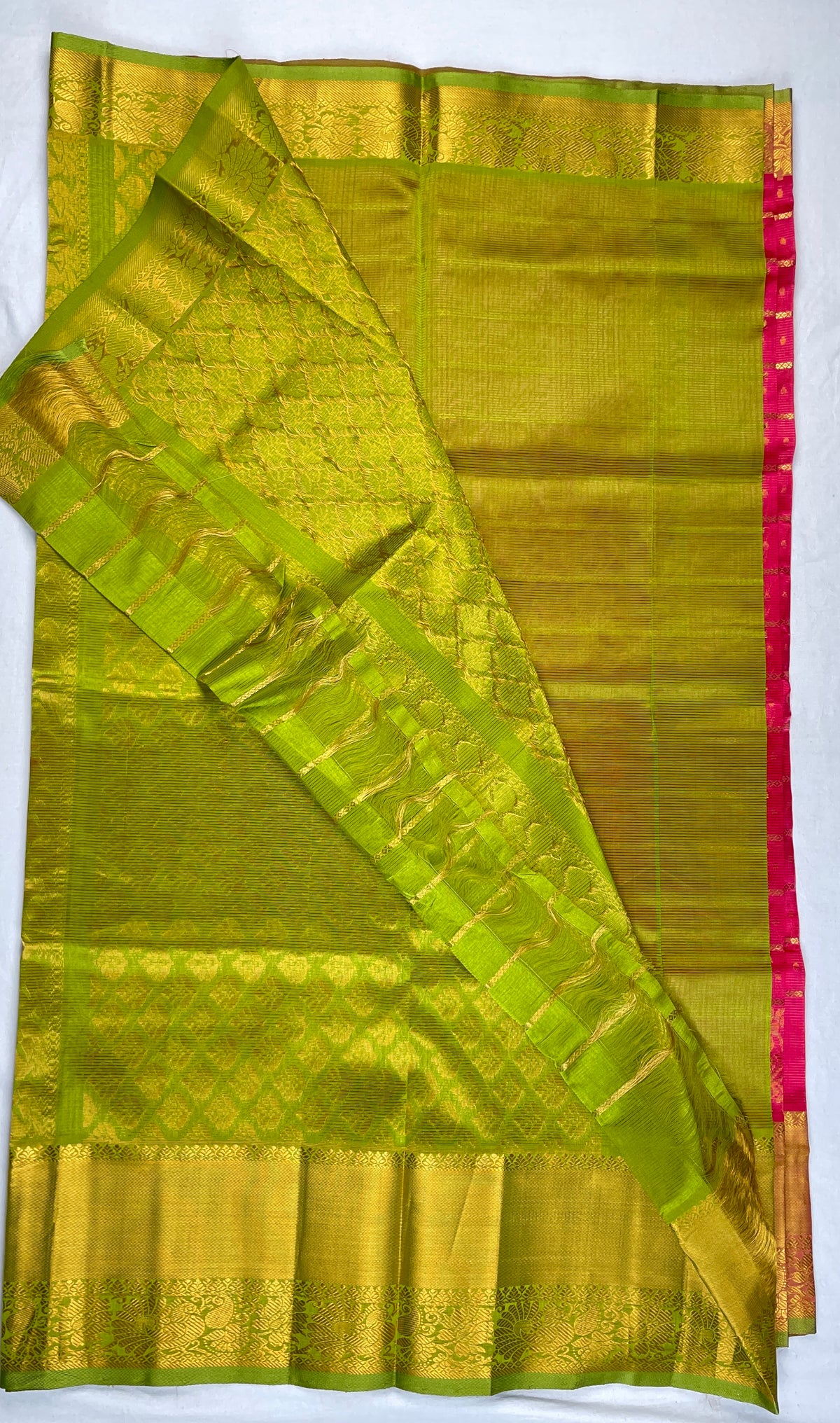 Mangalagiri Pattu Saree Pure Handloom