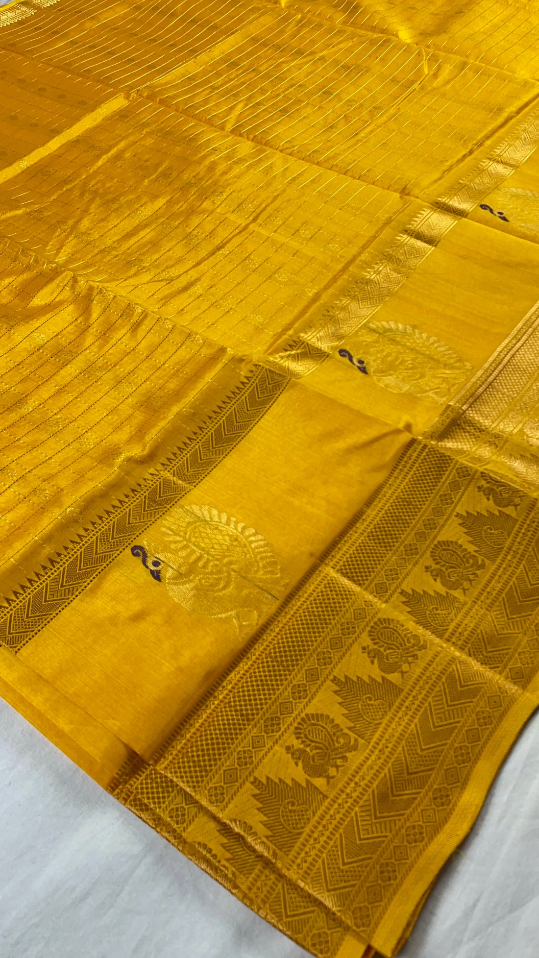 Mangalagiri Pattu Saree Pure Handloom