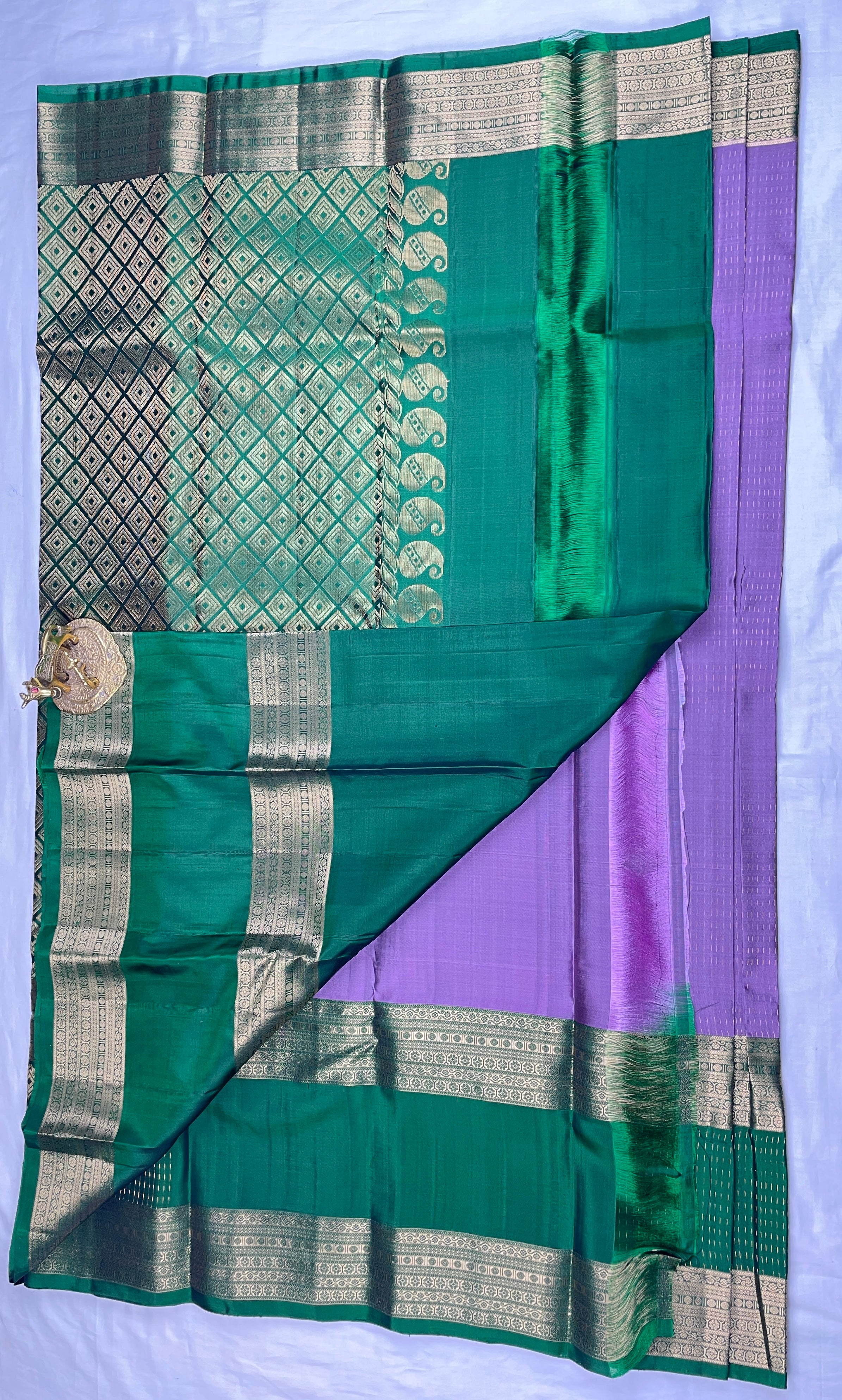 Pure Kanchipattu Handloom Bridal Saree
