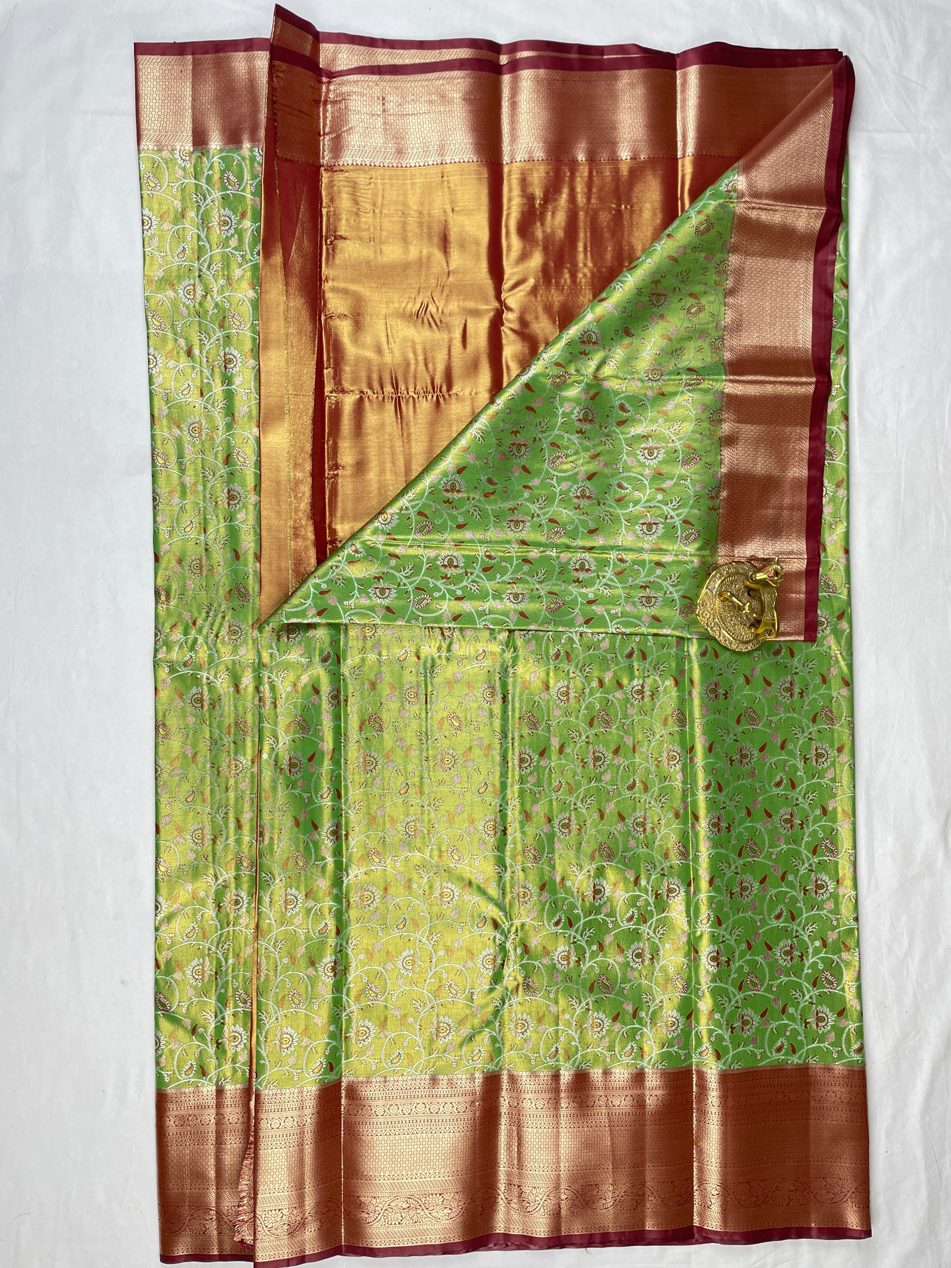 Kanchipattu Tissue Saree