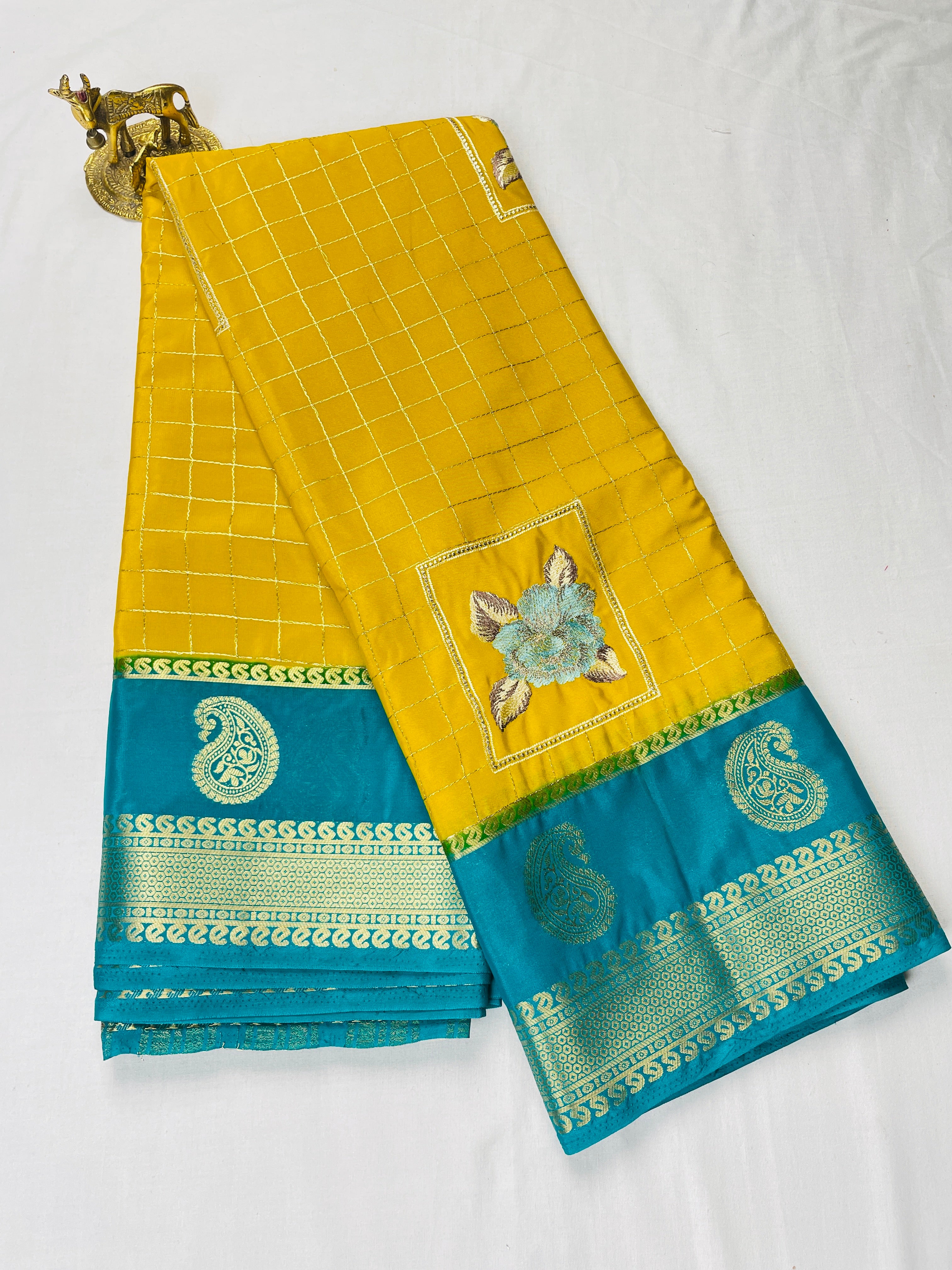Pure Mysore crape Sarees