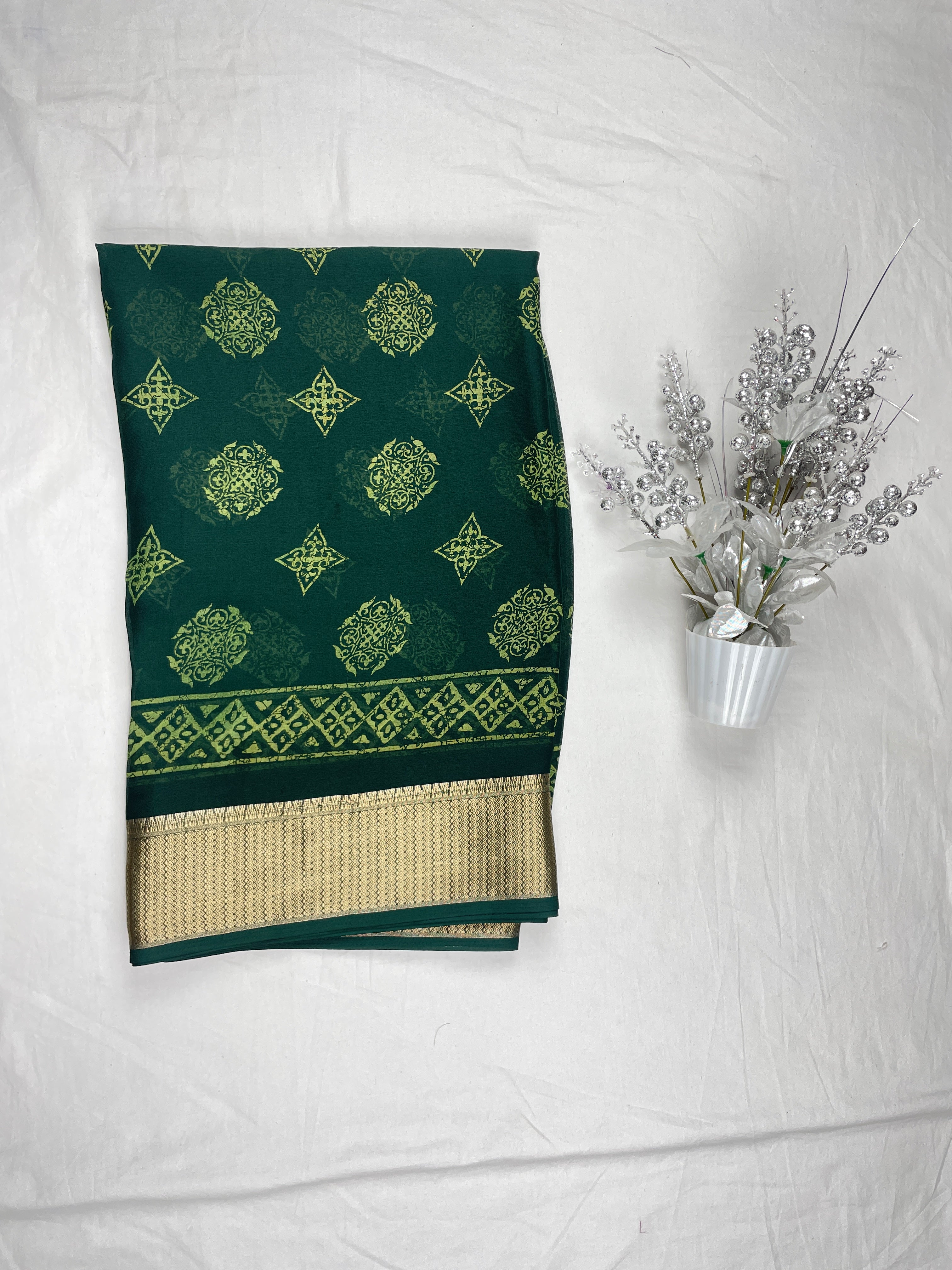 Georgette fancy wear saree