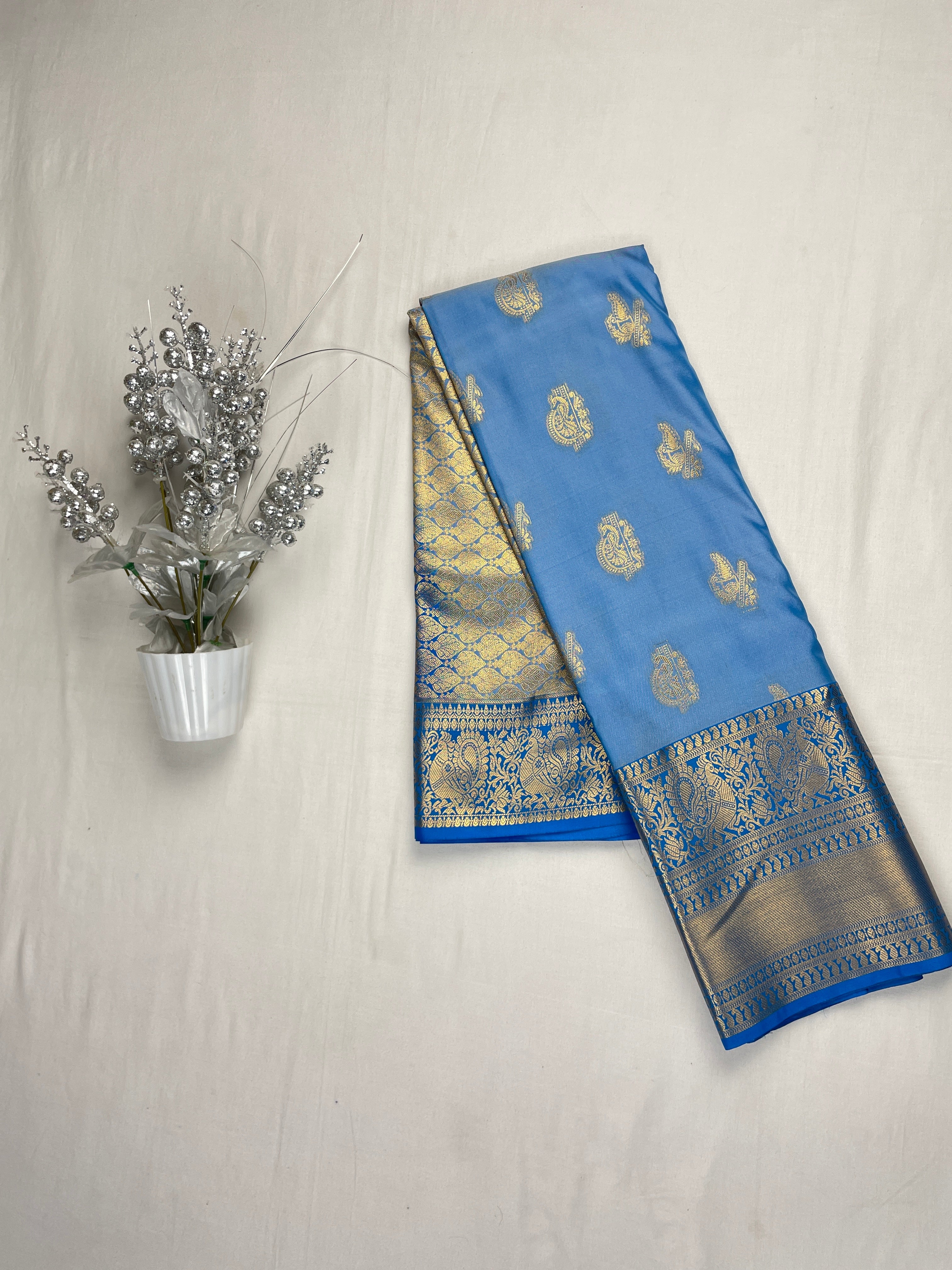 Semi Kanchipattu Saree