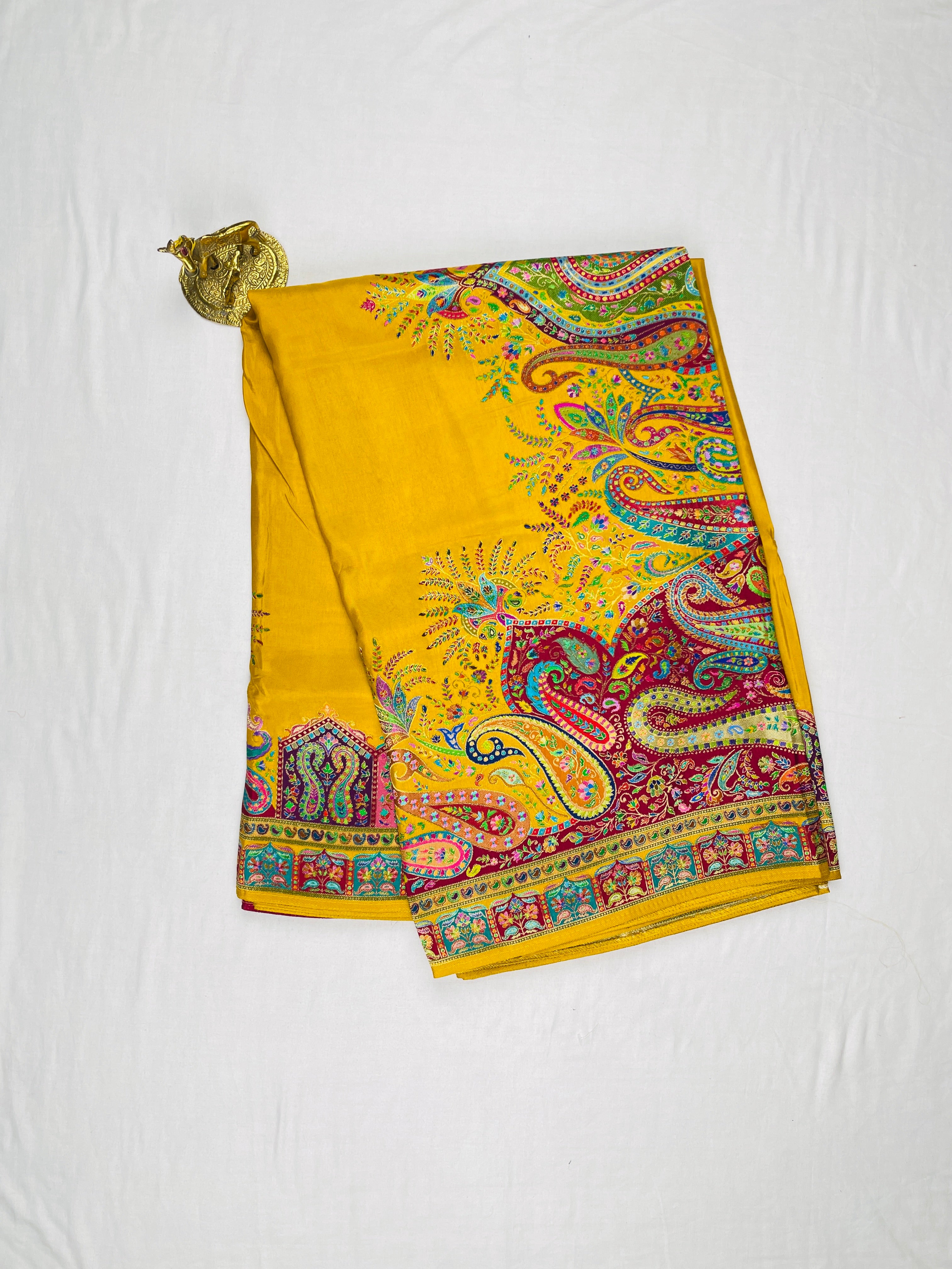 Party wear saree Kashmiri Silk