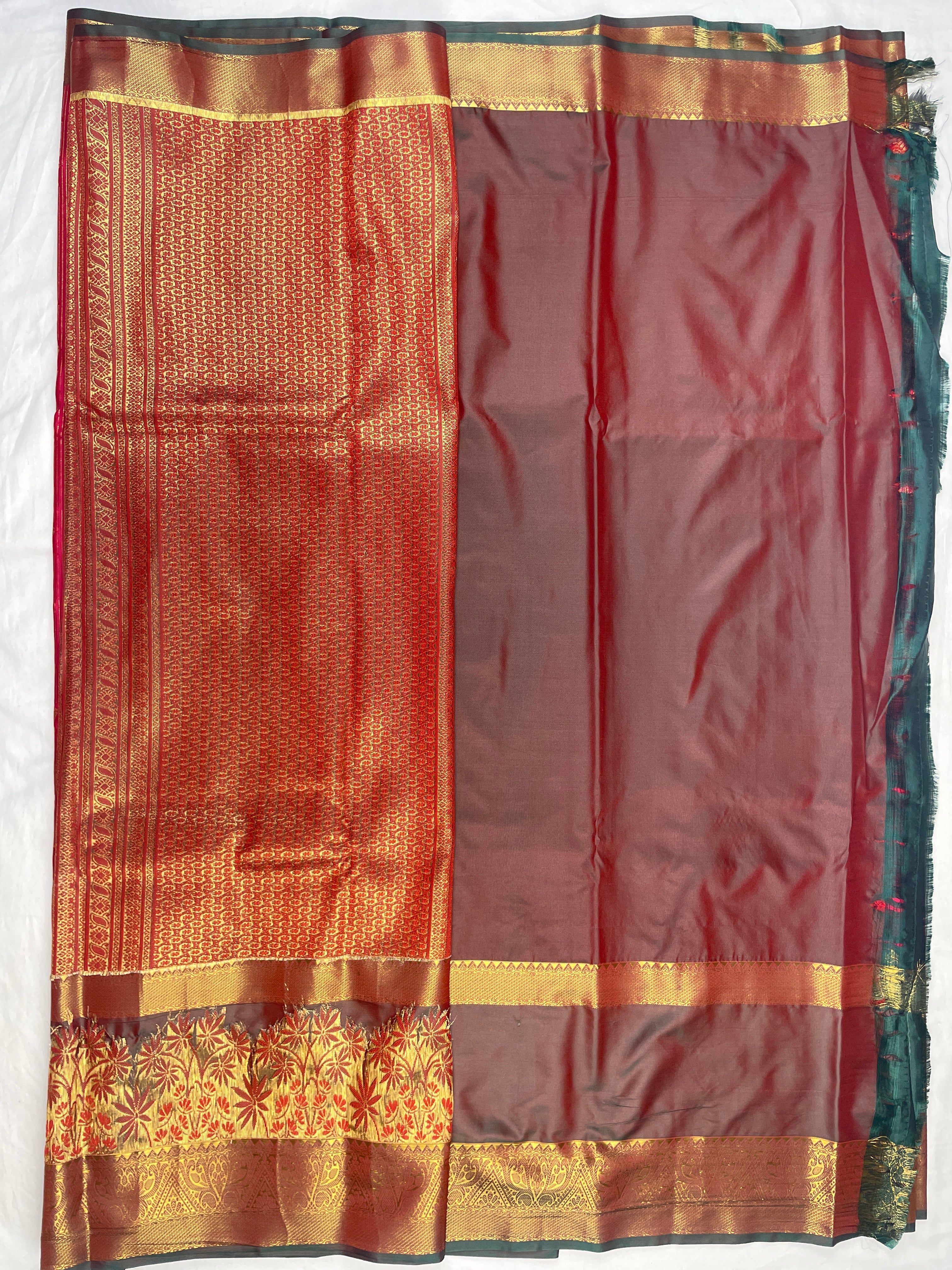 Semi Tissue Pattu Bridal Saree