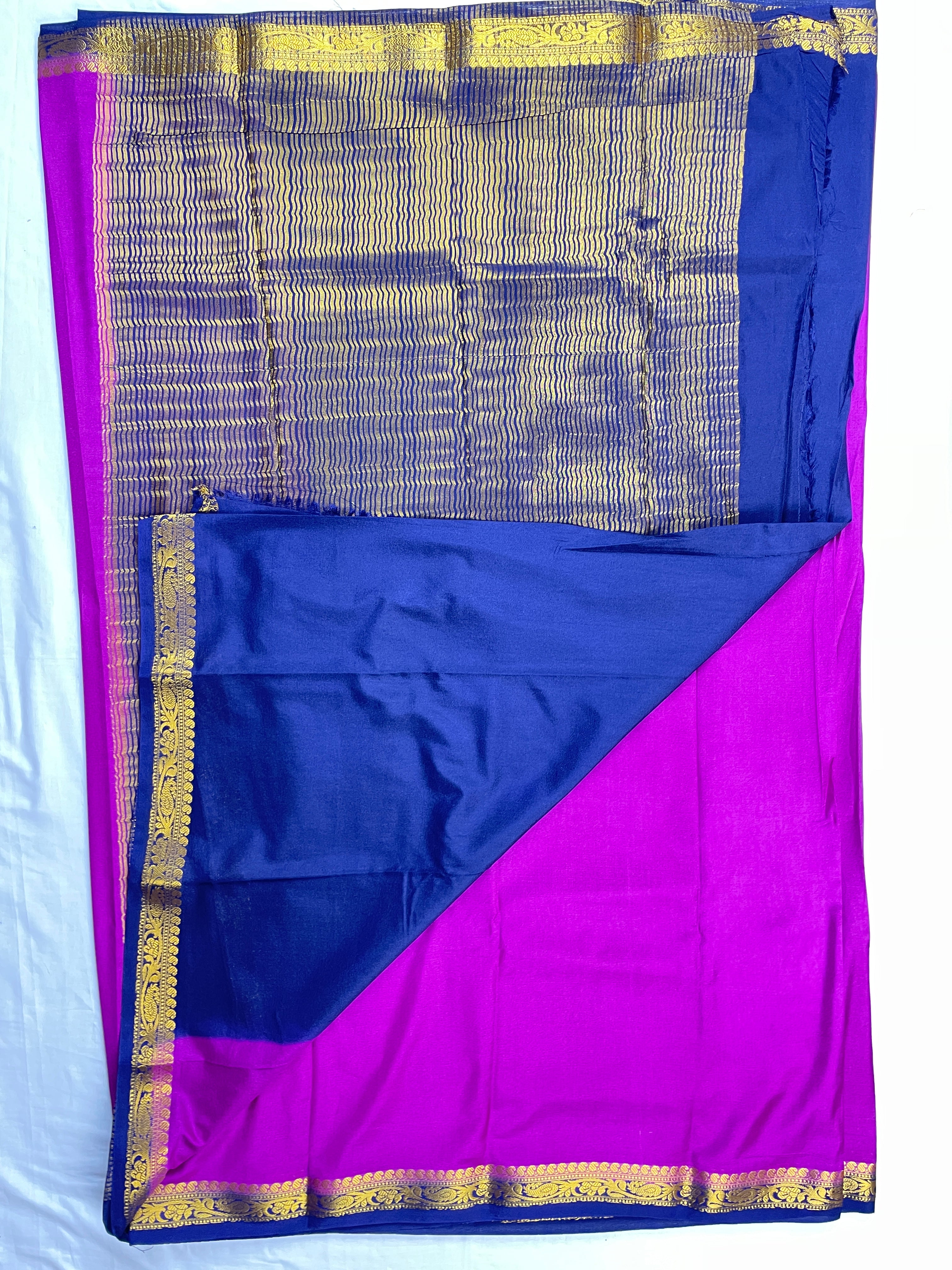 Mysore crape Saree