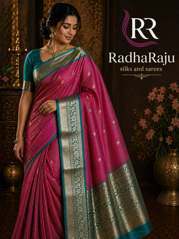 Kanchipattu Meenakari Design Sarees