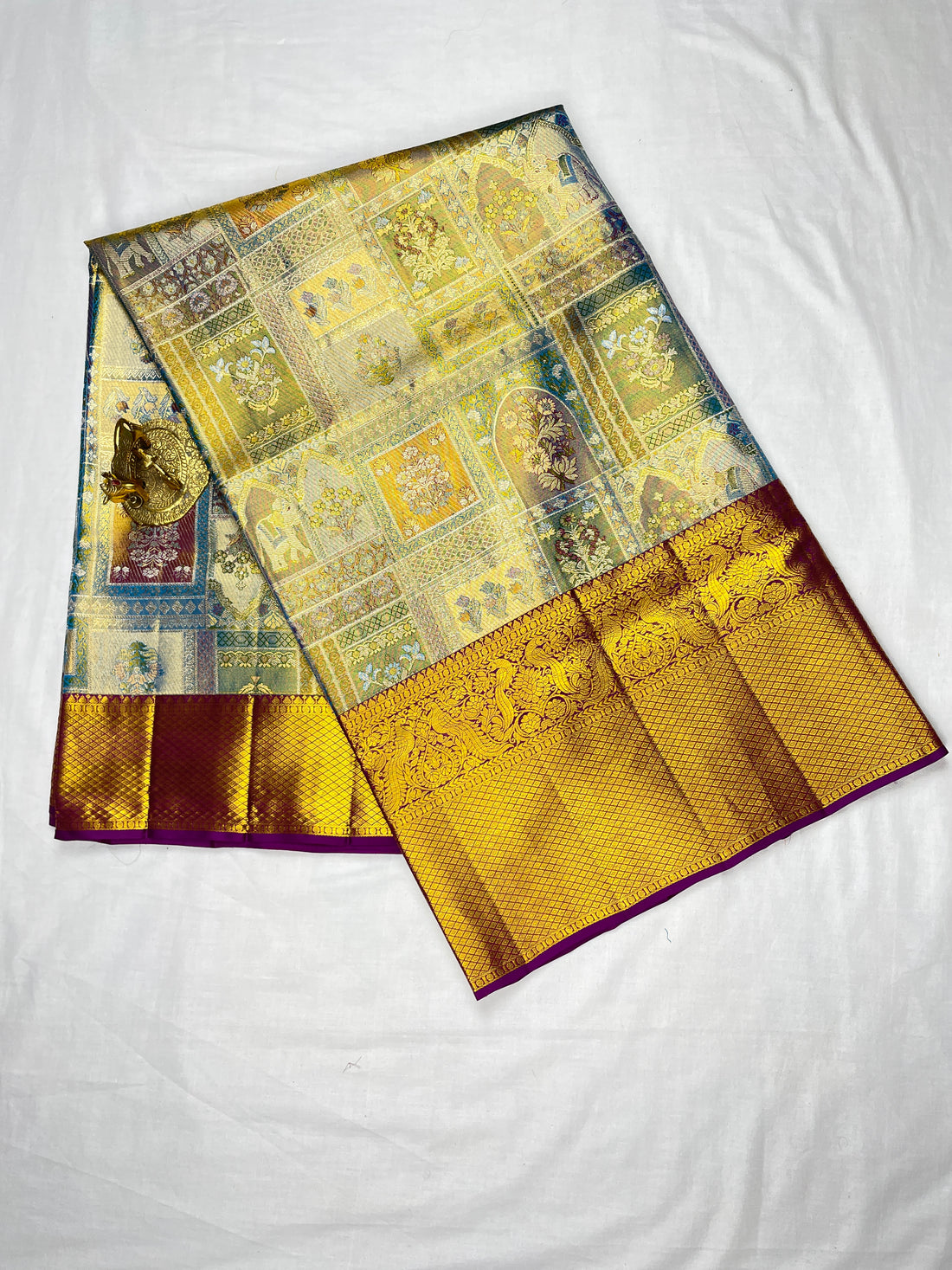4K weaving Kanchipattu Pure Handloom Saree