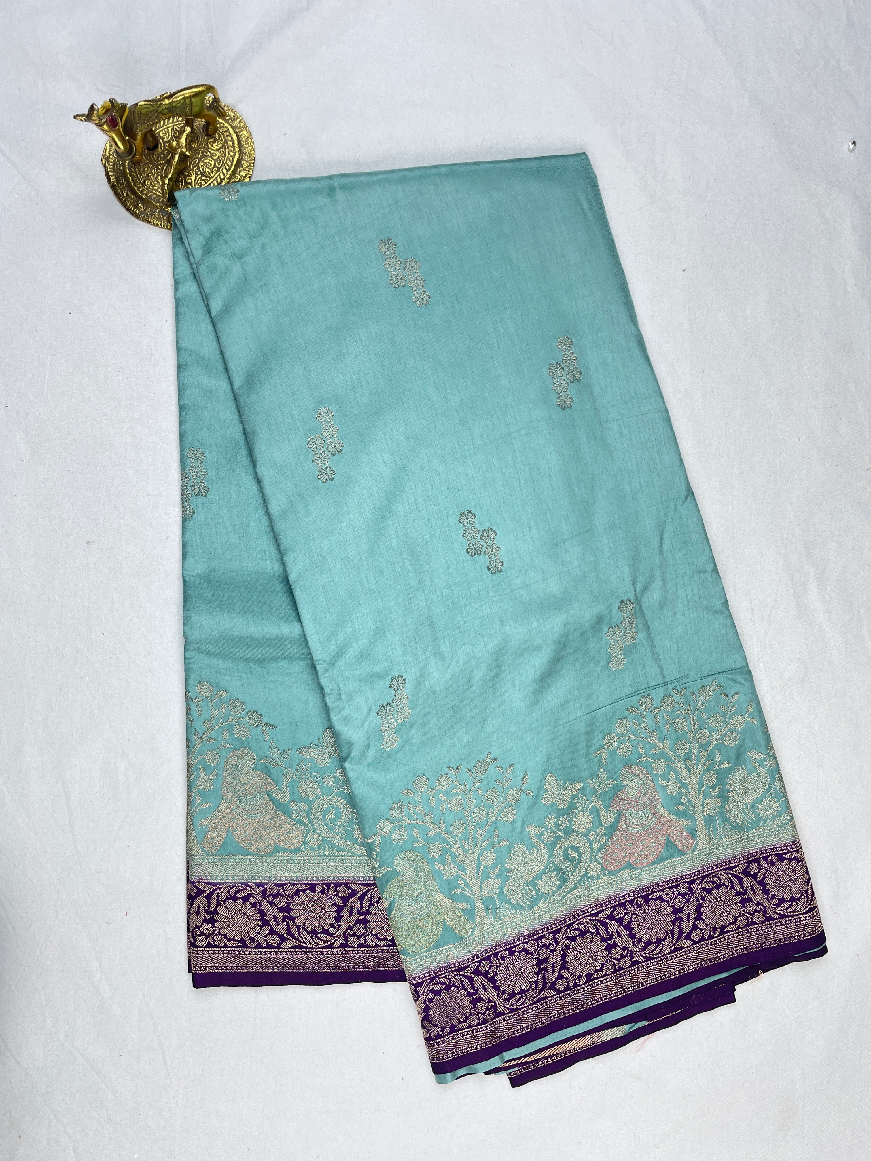 Malai Silk Saree Party wear