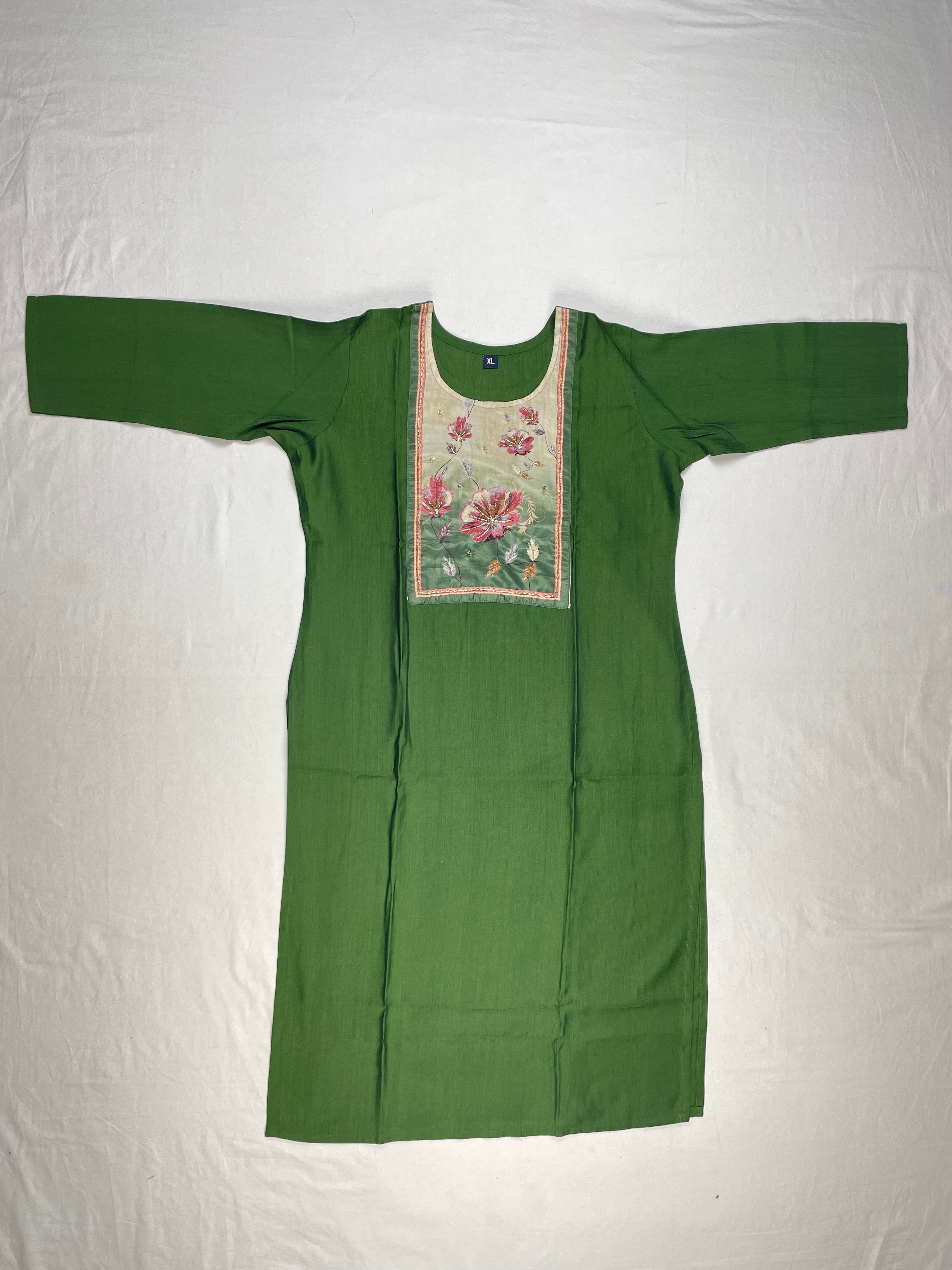 Cotton 3 piece kurti set