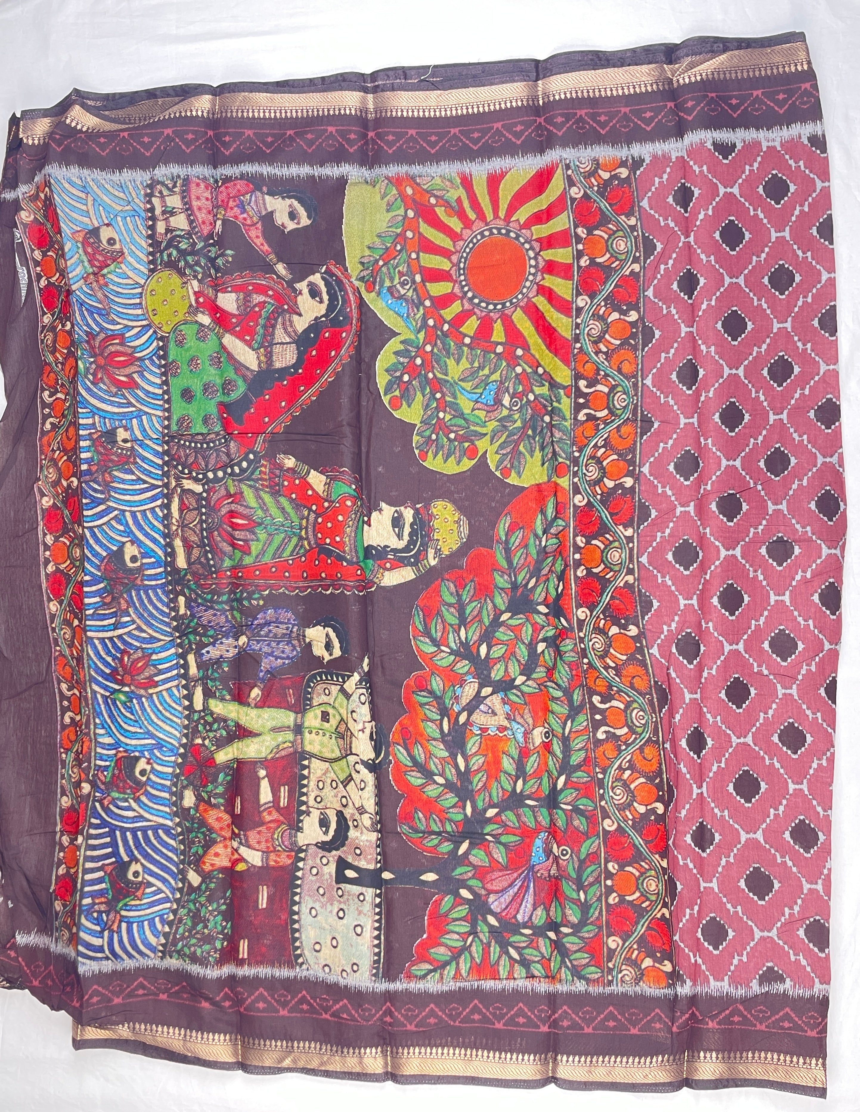 Maheshwari silk saree