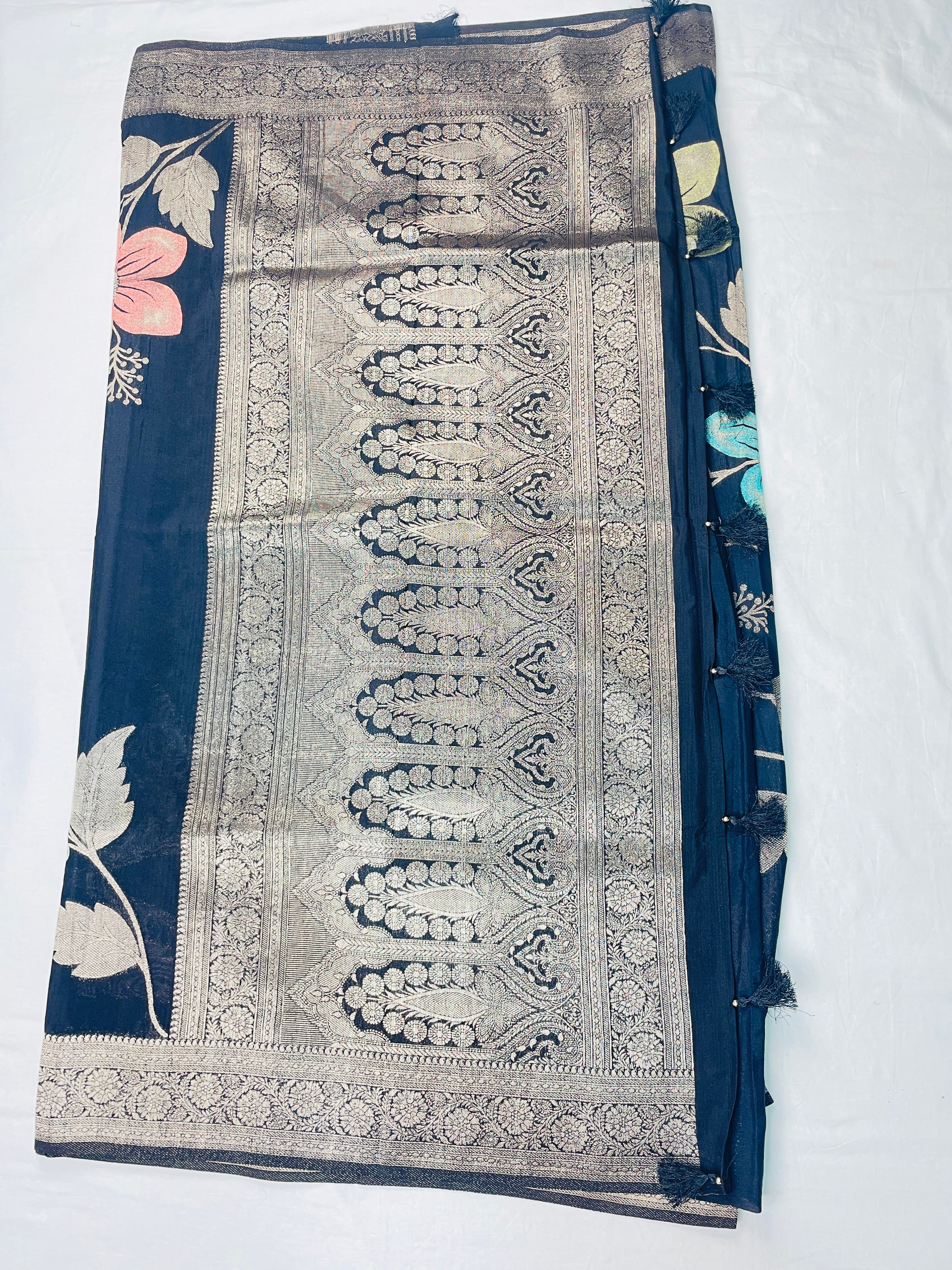 Premium Tussar Silk Saree