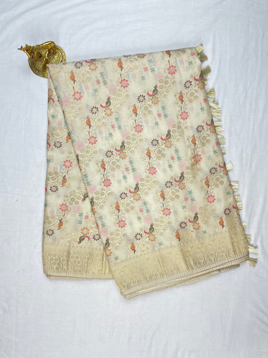 Party Wear Saree Russian Silk