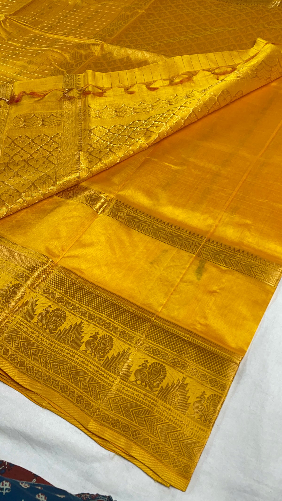 Mangalagiri Pattu Saree Pure Handloom