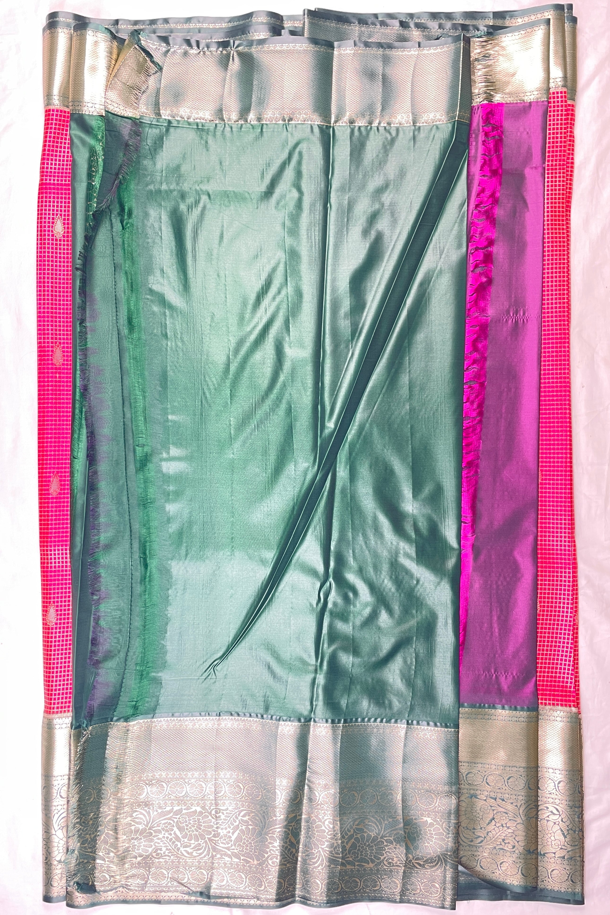 Kanchipattu Meenakari Design Sarees