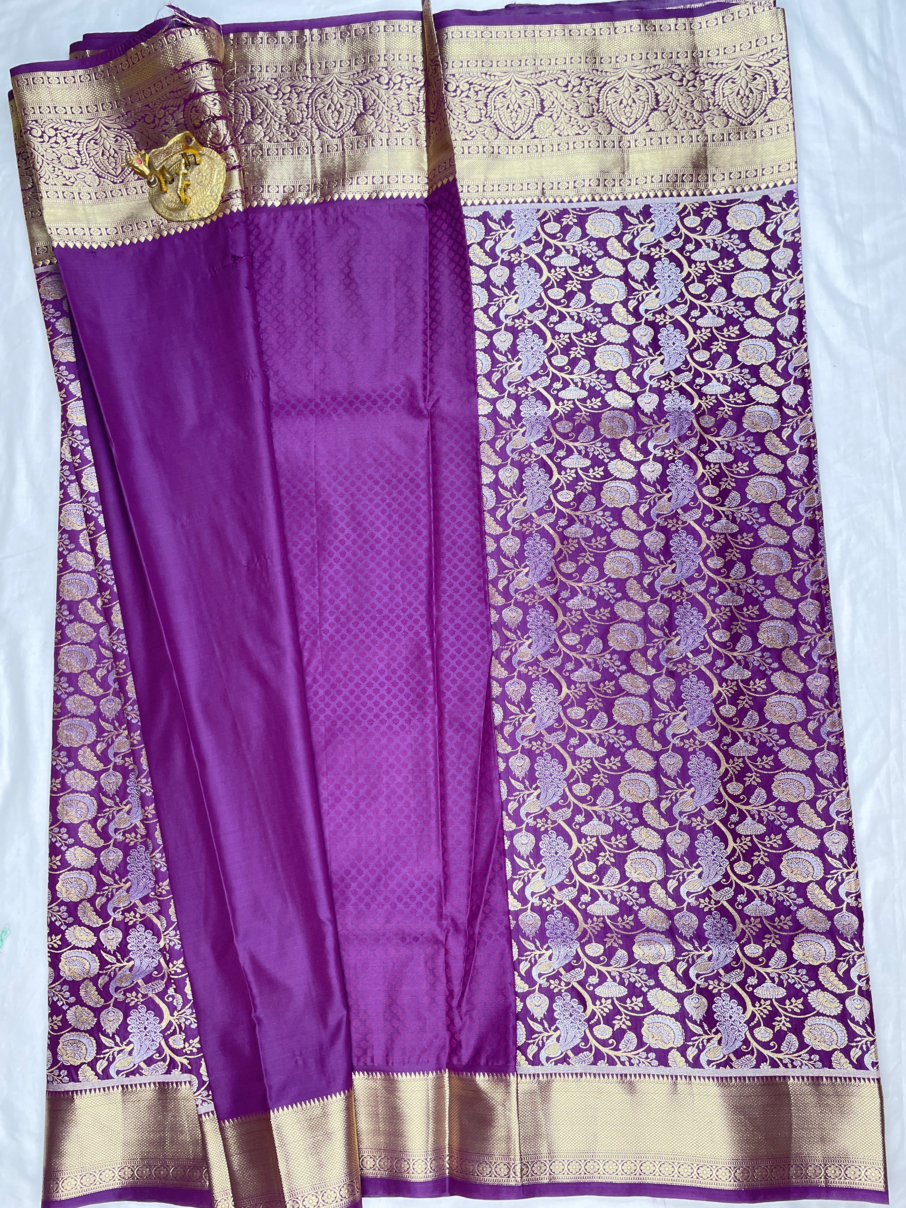 Kanchipattu Meenakari Sarees